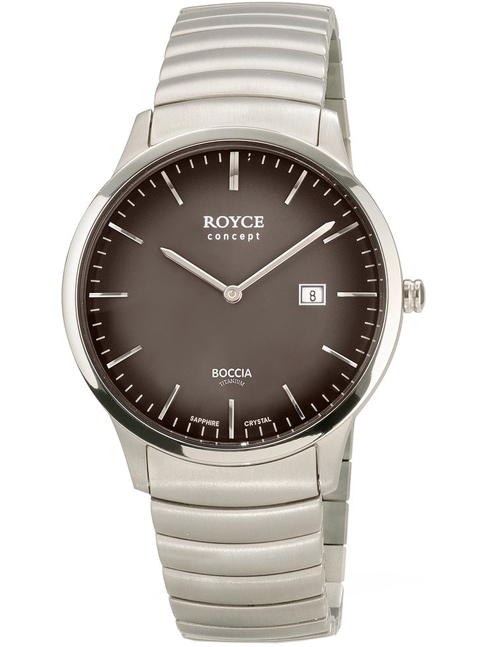 Boccia 3645-04 Royce Herrenuhr Titanium 40mm 3ATM