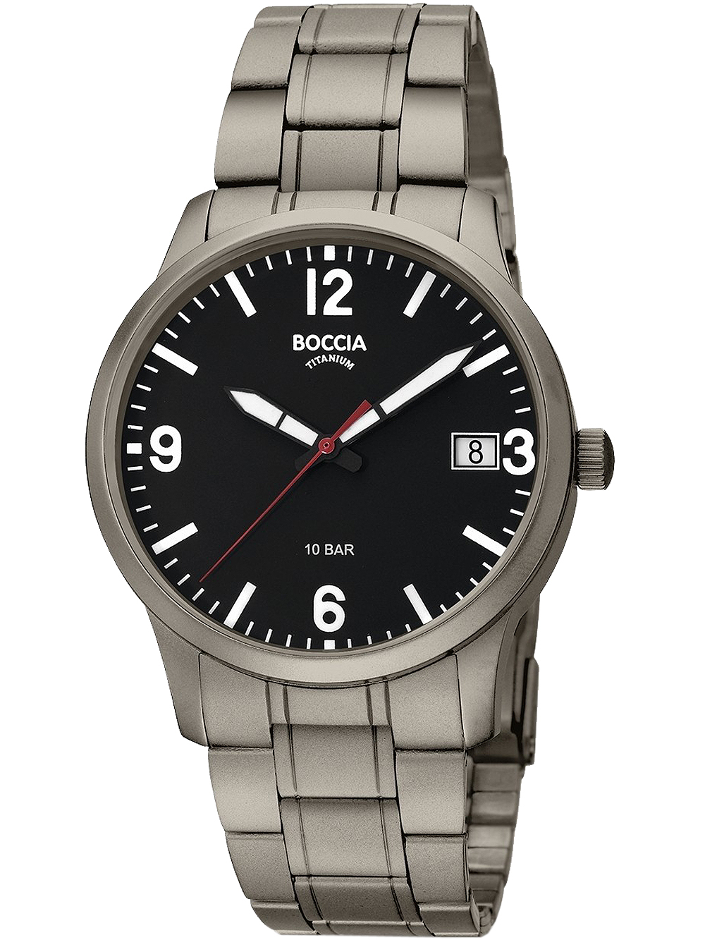 Boccia 3650-03 Herrenuhr Titanium 40mm 10ATM