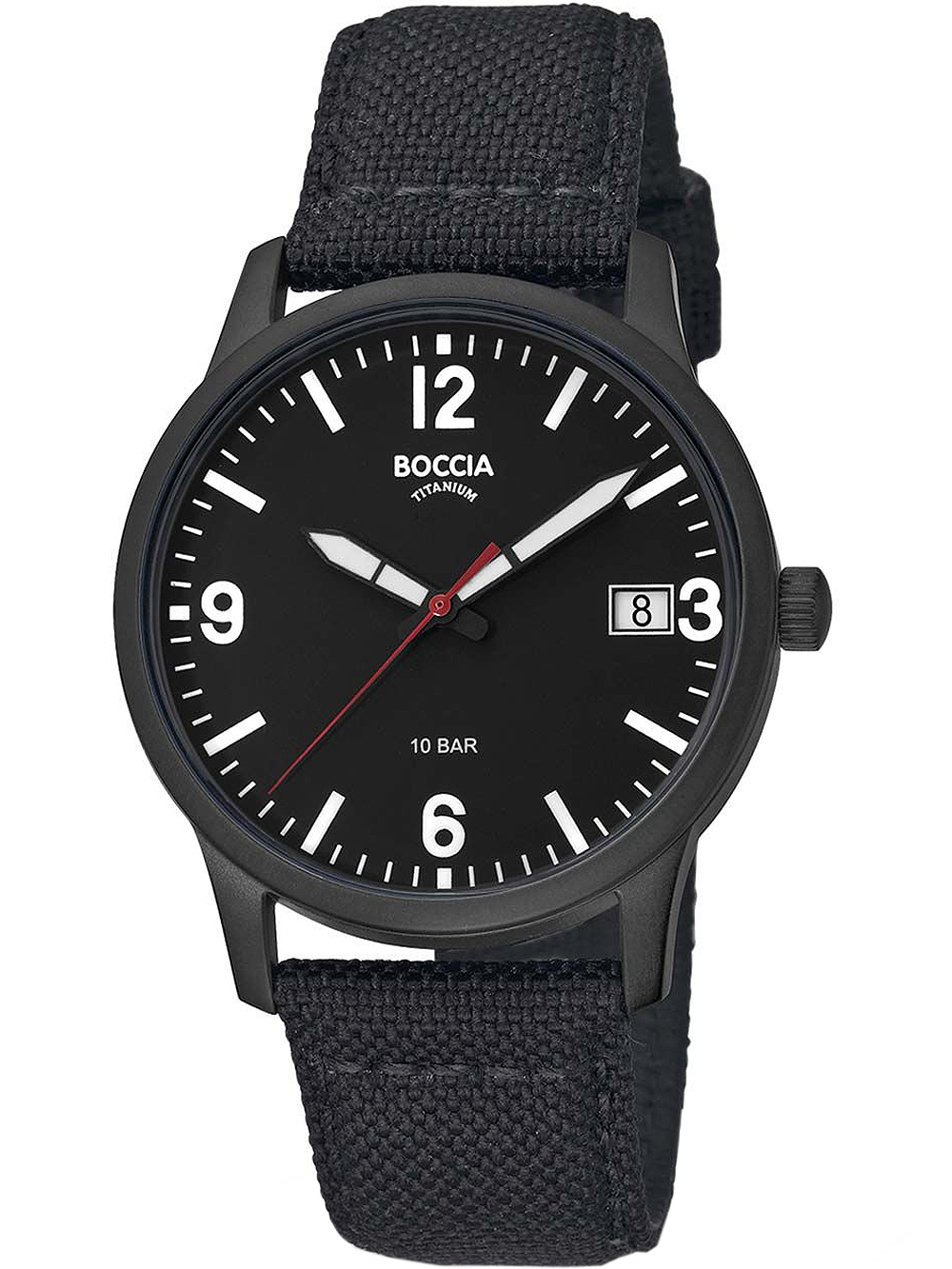 Boccia 3650-04 Herrenuhr Titanium 40mm 10ATM