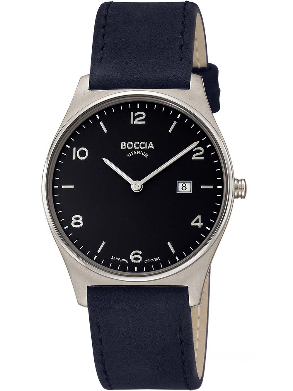 Boccia 3655-02 Herrenuhr Titanium 38mm 5ATM