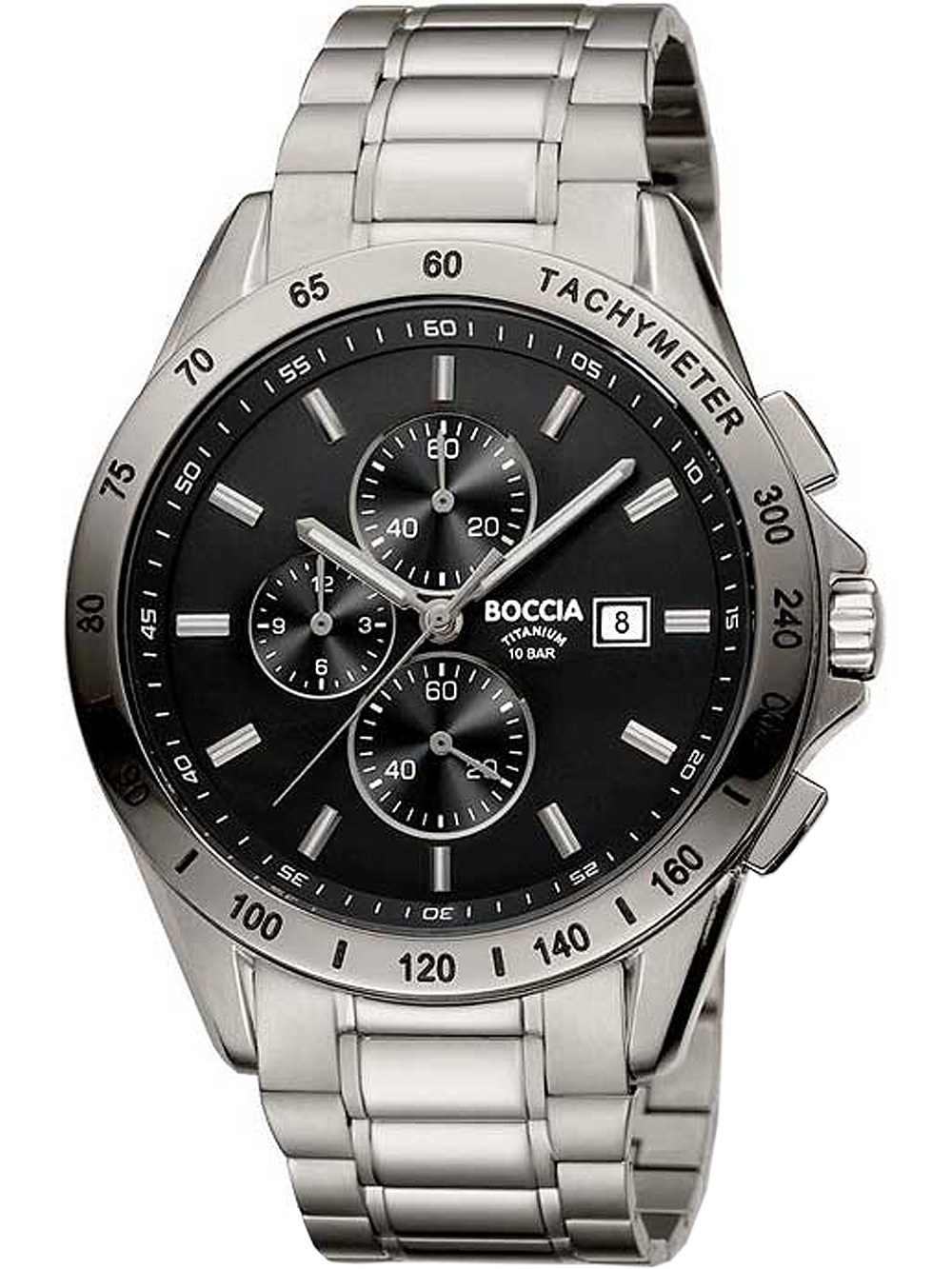 4040066234441 - 3751-01 Herrenuhr Chronograph Titanium 43mm 10ATM 4040066234441 - 3751-01 Herrenuhr Chronograph Titanium 43mm 10ATM