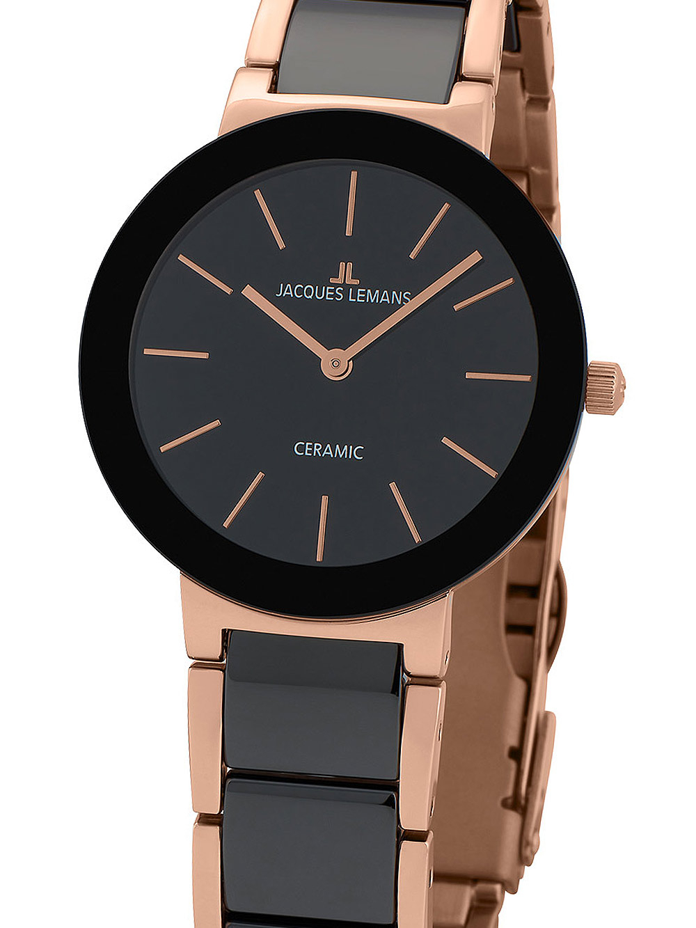 Jacques Lemans 42-7C Ceramic Damen 34mm 10ATM