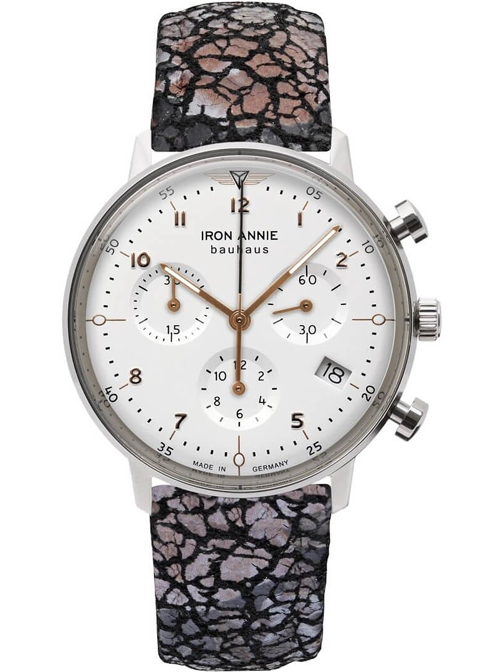 4041338508918 - Iron Annie 5089-1 Bauhaus Damenuhr Chronograph 36 mm 4041338508918 - Iron Annie 5089-1 Bauhaus Damenuhr Chronograph 36 mm