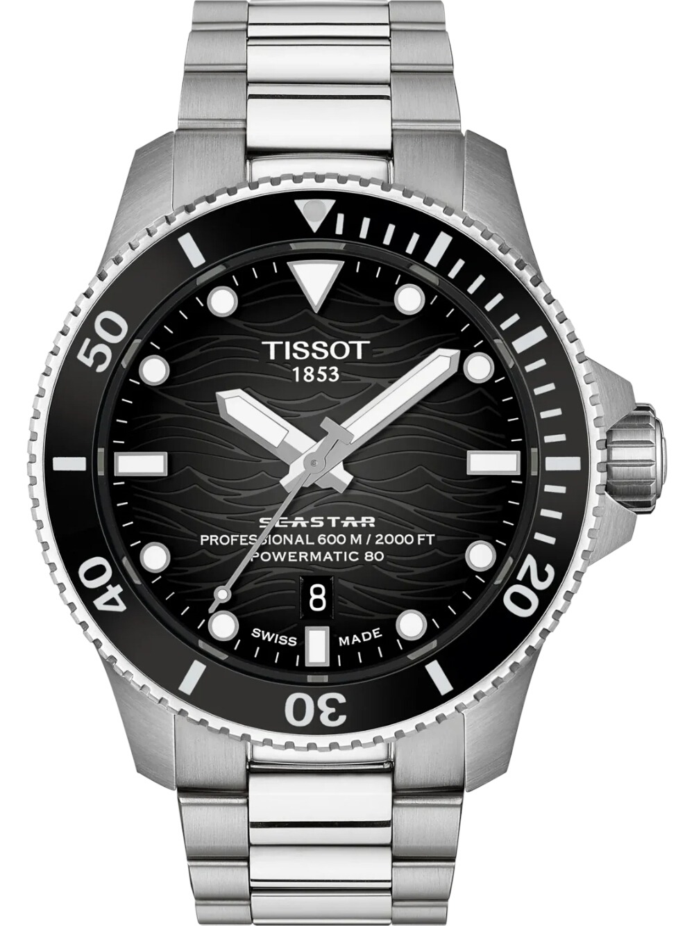 Tissot T1209071105100 Herrenuhr Seastar 2000 Automatik 44mm 60ATM