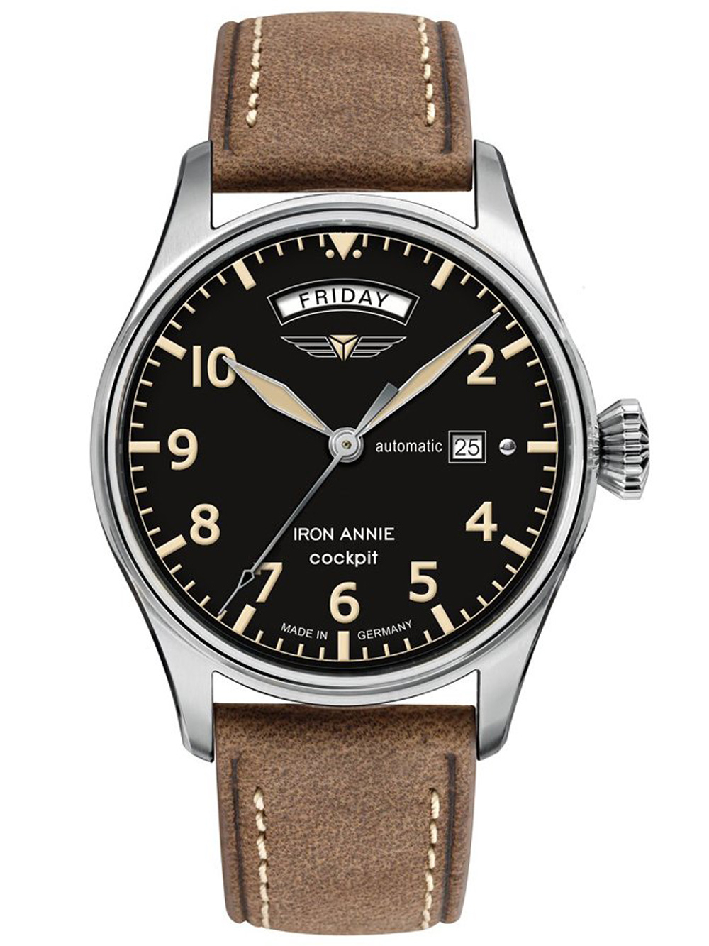 4041338516425 - 5164-2 Flight Control Automatik Herrenuhr 41mm 5ATM 4041338516425 - 5164-2 Flight Control Automatik Herrenuhr 41mm 5ATM