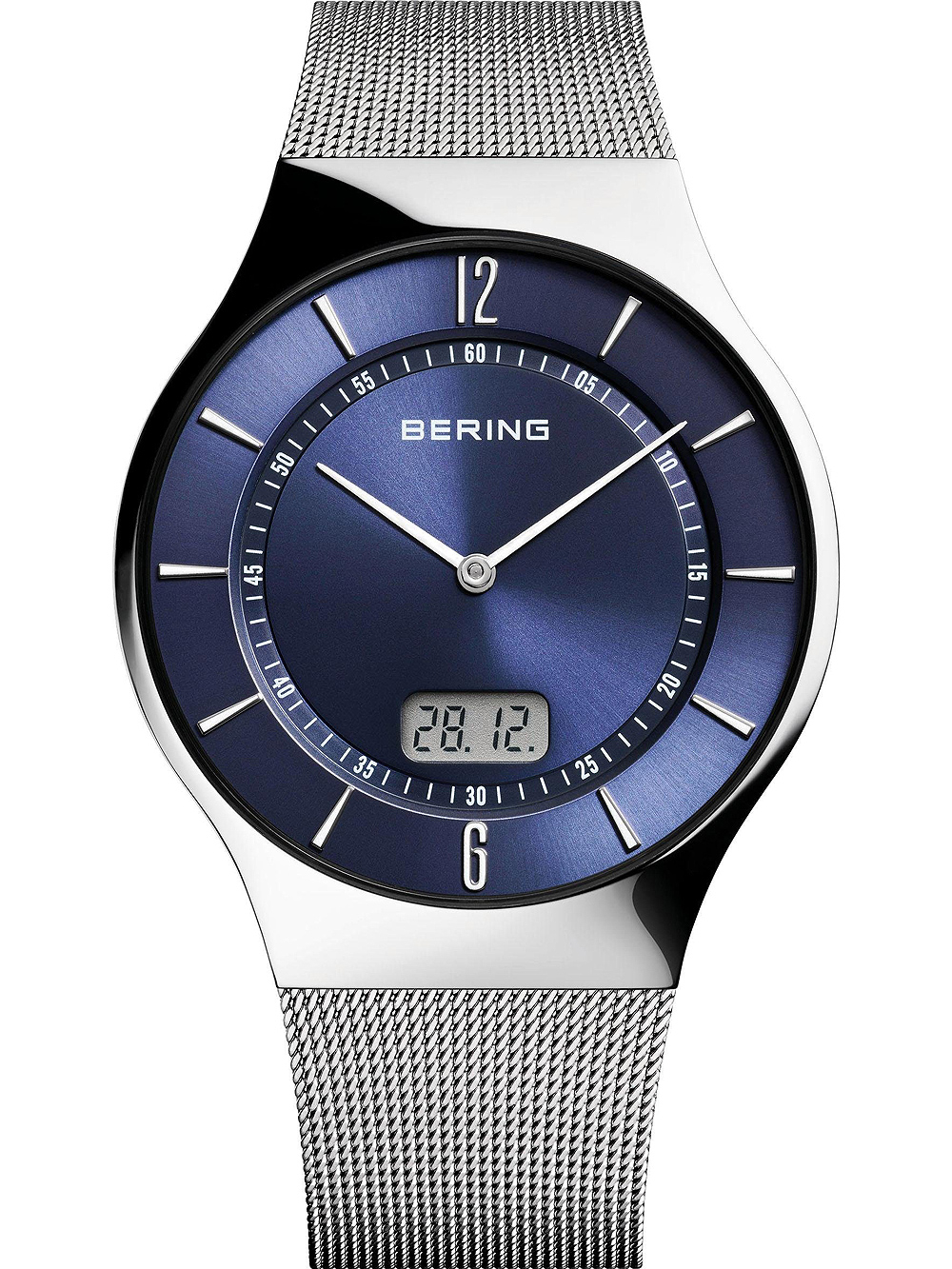 Bering 51640-007 Slim Funkuhr Herren 40mm 5ATM