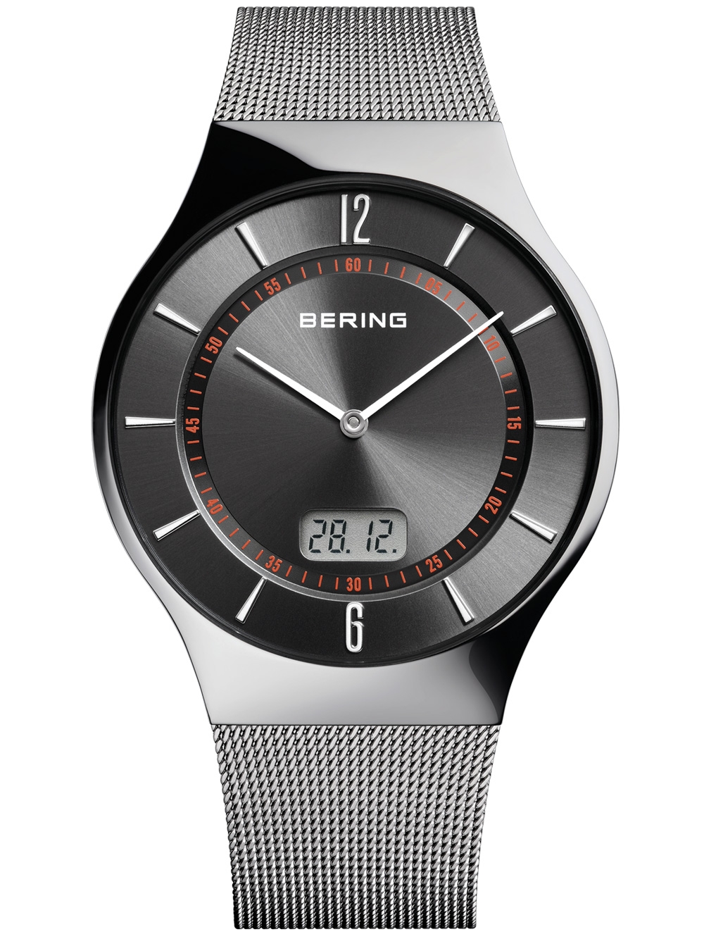 Bering 51640-077 Slim Radio Control Herren 40mm 5ATM