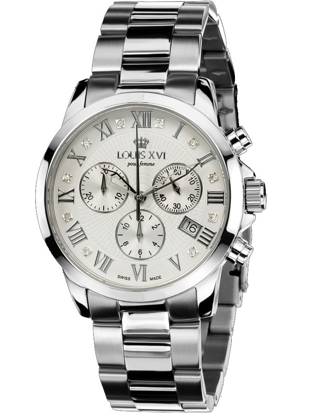 7640172140208 - Louis XVI LXVI516 Athos pour femme Chronograph Damenuhr 38mm 7640172140208 - Louis XVI LXVI516 Athos pour femme Chronograph Damenuhr 38mm