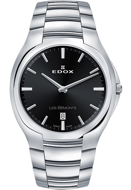 Edox 56003-3-NIN Les Bemonts Herrenuhr 40mm 3ATM