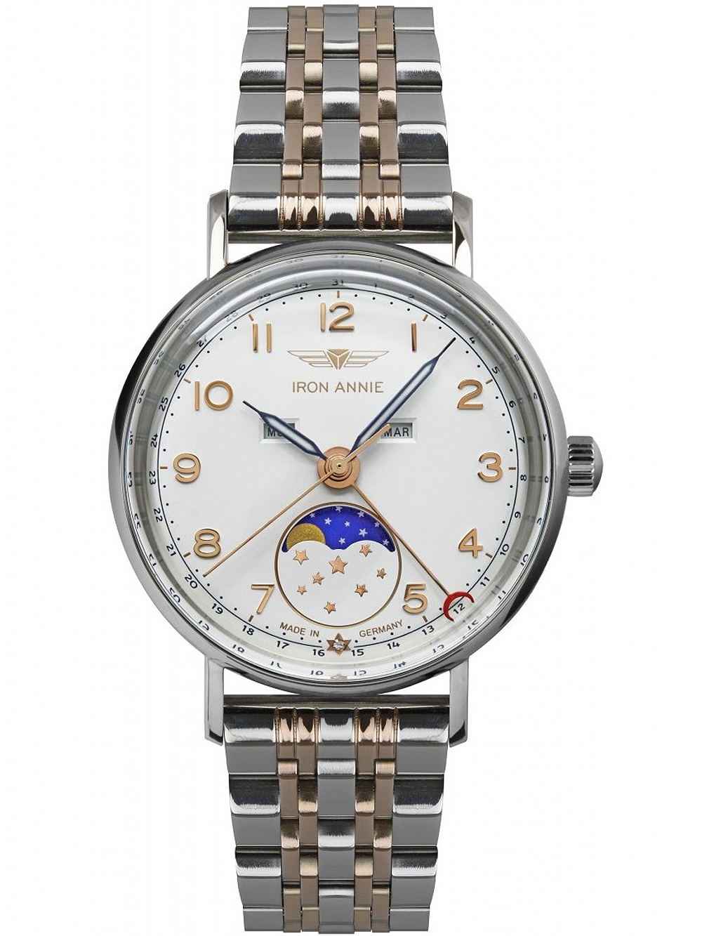 Iron Annie 5977M-1 Amazonas Damen Quarz Mondphase 36 mm