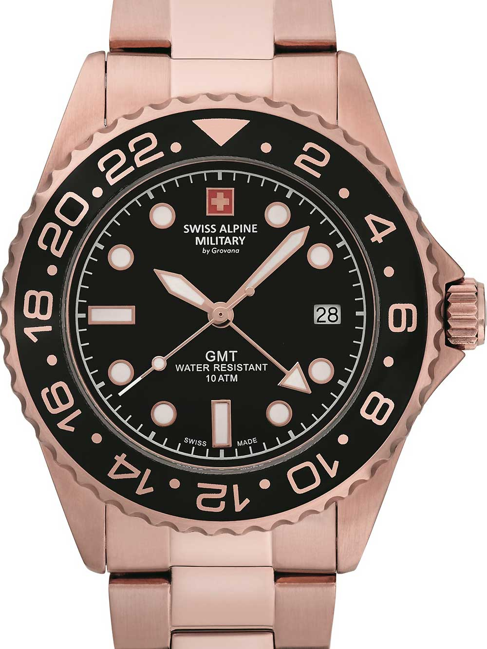 Swiss Alpine Military 7052.1167 GMT Diver 42mm 10ATM