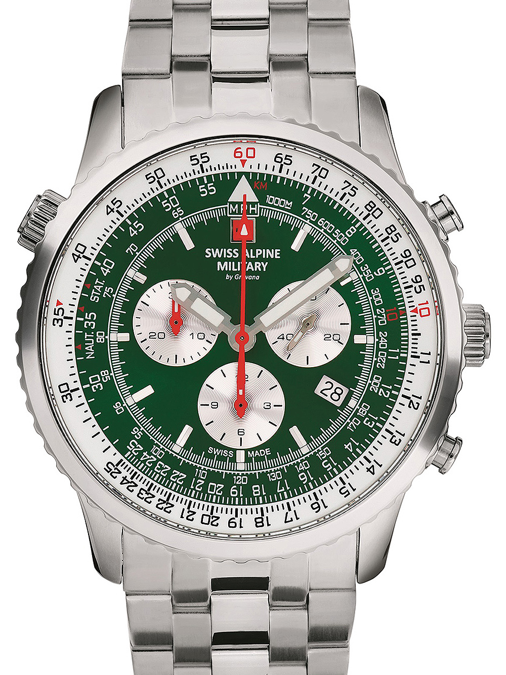 Swiss Alpine Military 7078.9134 Chrono Herren 45mm 10ATM