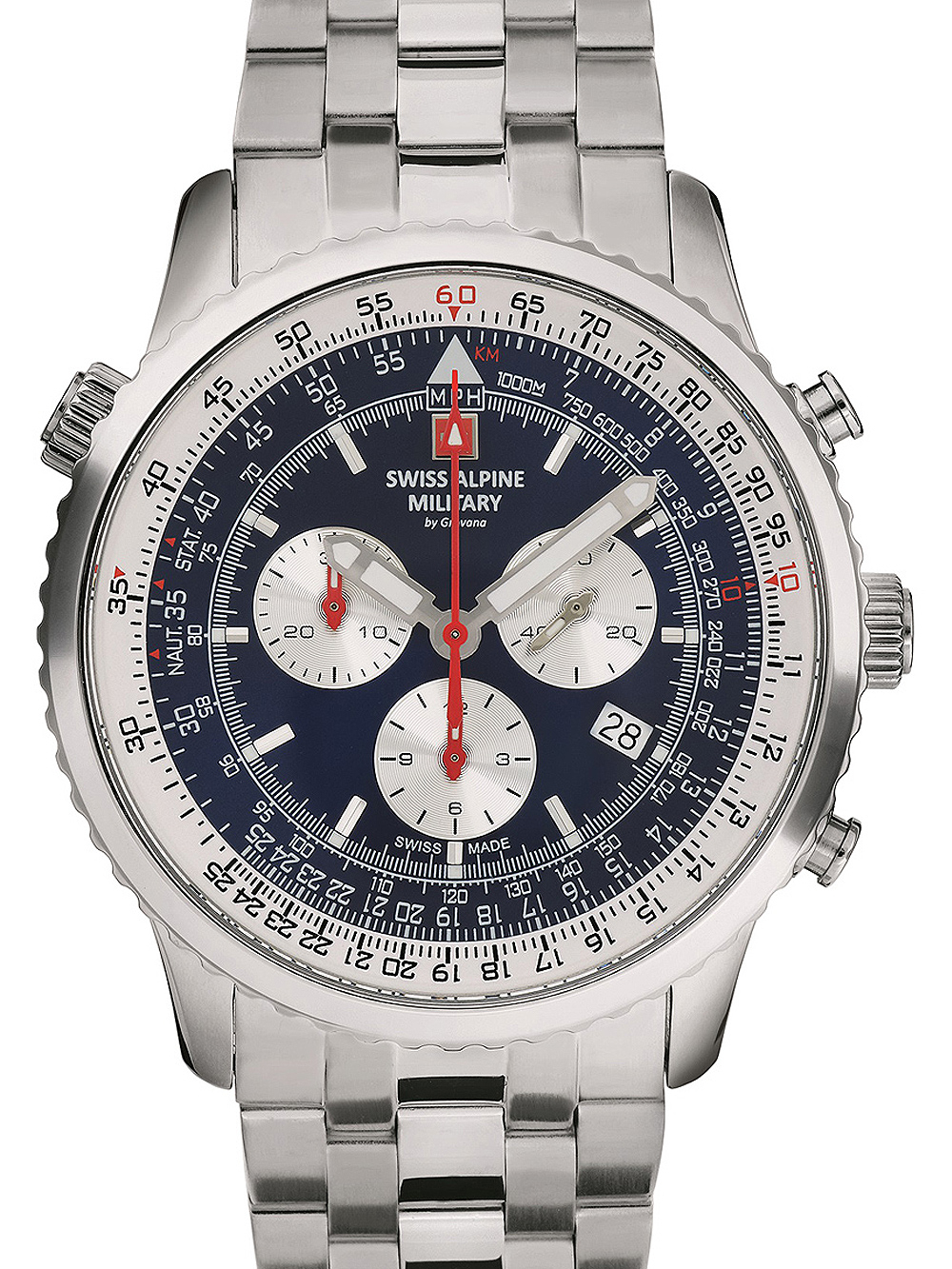 Swiss Alpine Military 7078.9135 Chrono Herren 45mm 10ATM