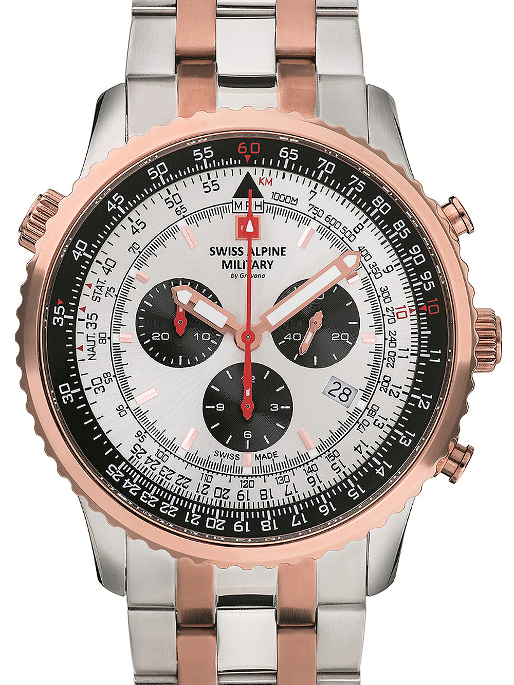 Swiss Alpine Military 7078.9152 Chrono Herren 45mm 10ATM