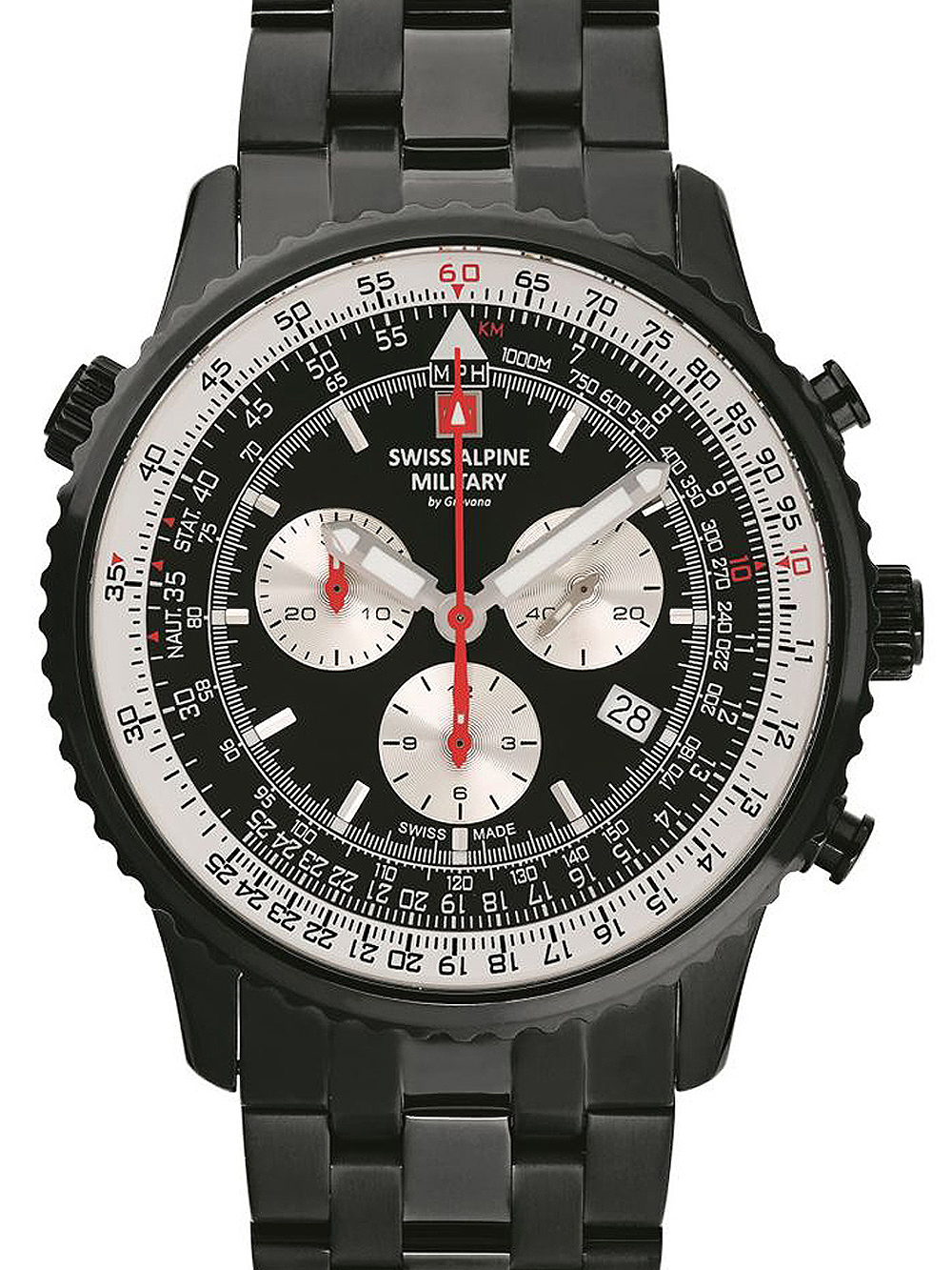 Swiss Alpine Military 7078.9177 Chrono Herren 45mm 10ATM