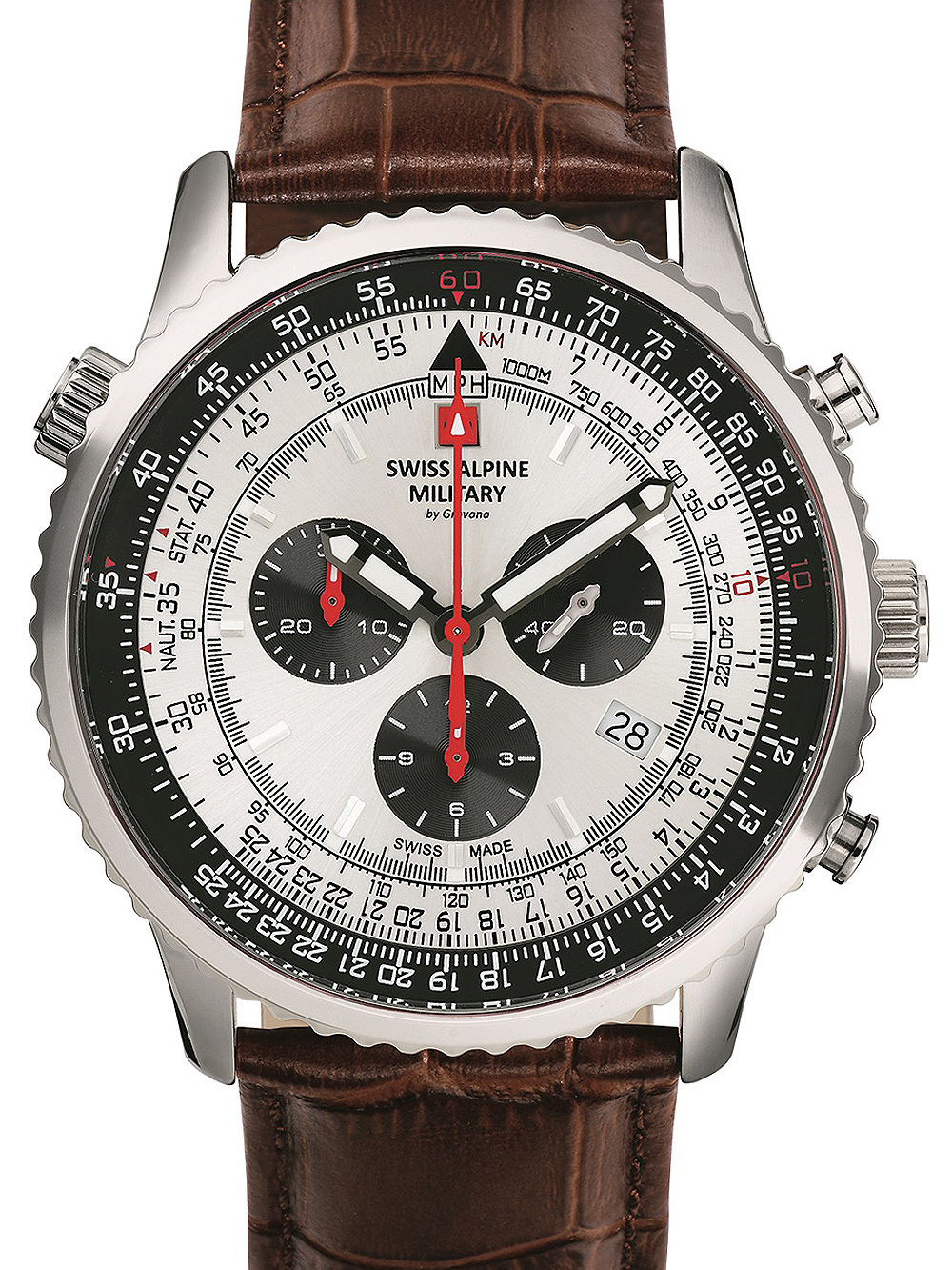 Swiss Alpine Military 7078.9532 Chrono Herren 45mm 10ATM