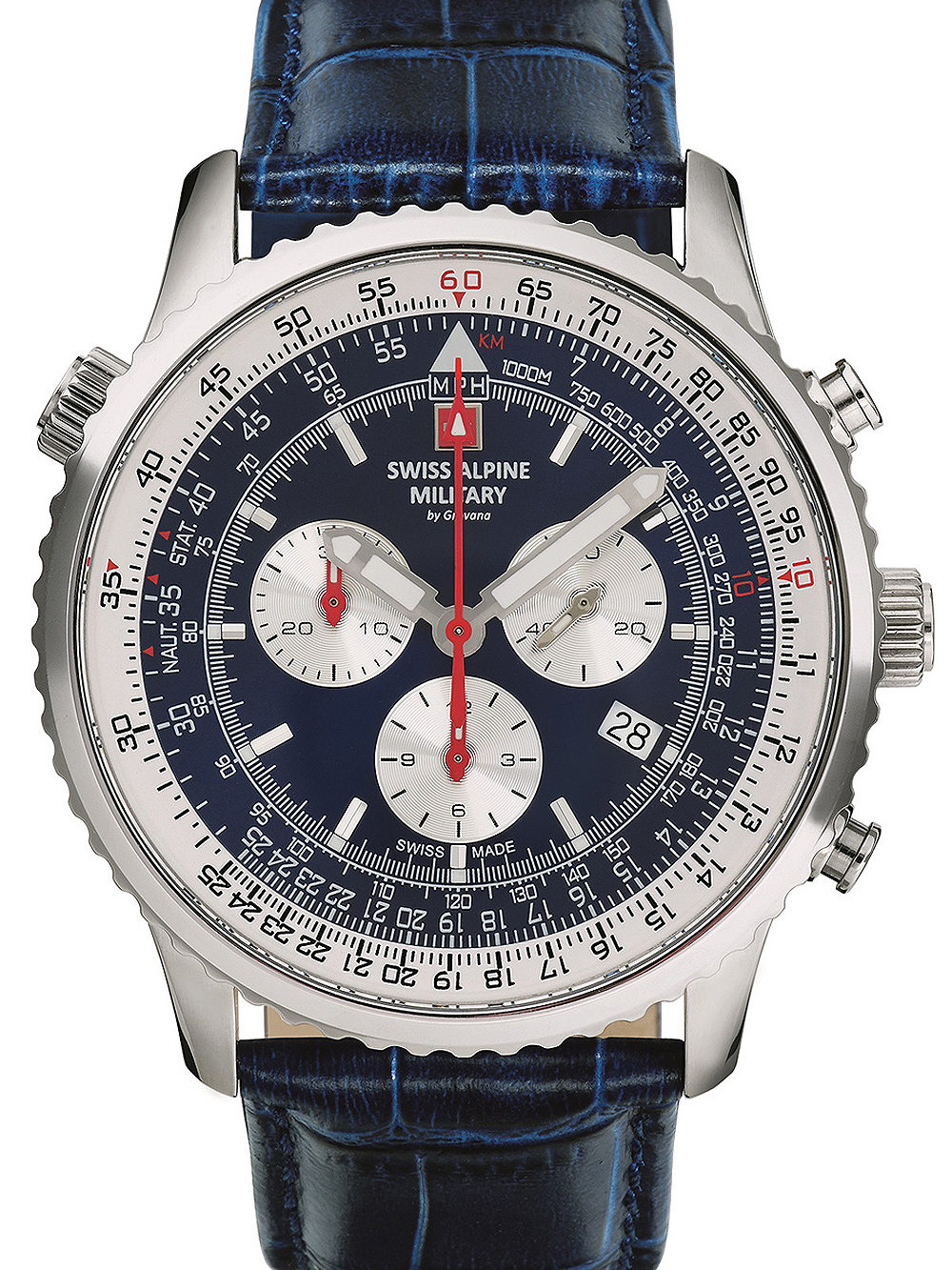 Swiss Alpine Military 7078.9535 Chrono Herren 45mm 10ATM