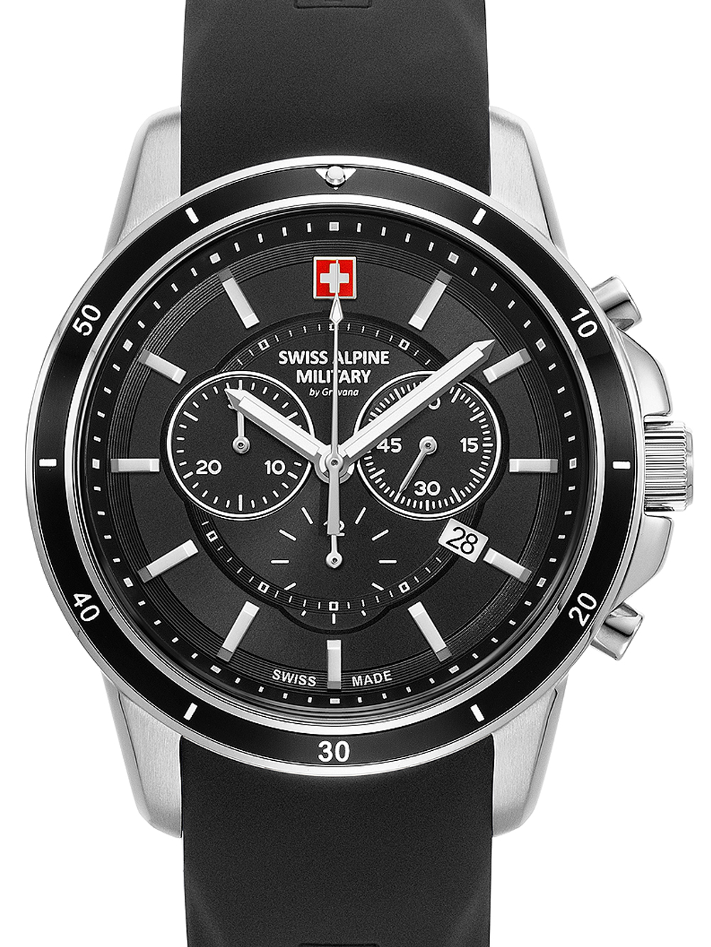 Swiss Alpine Military 7089.9837 Chronograph Herrenuhr 44mm 10ATM