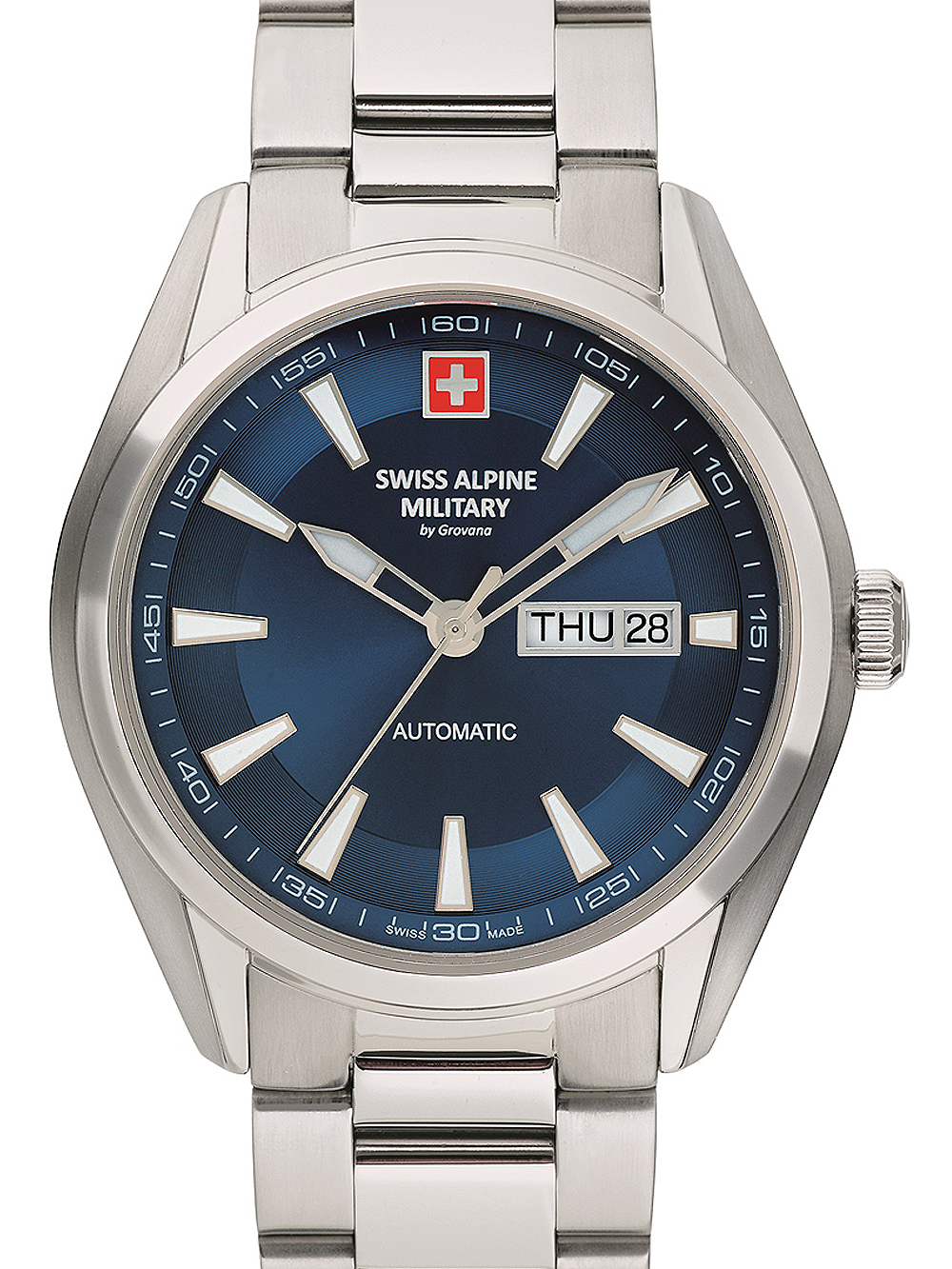 Swiss Alpine Military 7090.2135 Automatik Herrenuhr 43mm 10ATM