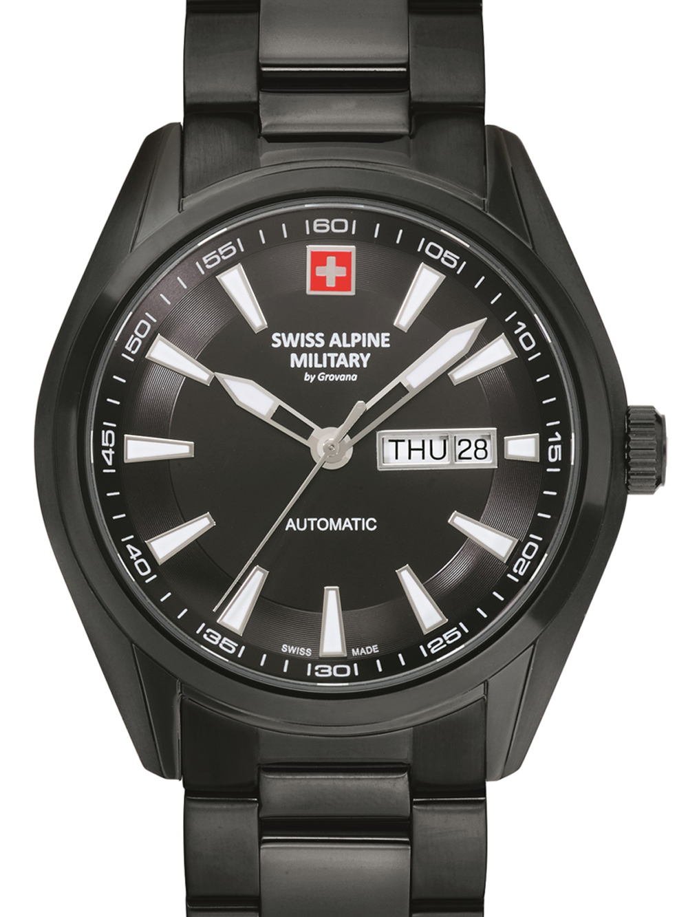 Swiss Alpine Military 7090.2177 Automatik Herrenuhr 43mm 10ATM