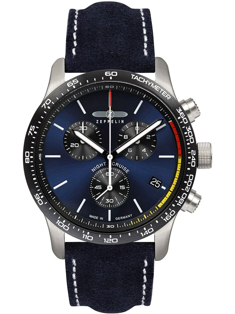 Zeppelin 7288-3 Night Cruise Chronograph 42mm 10ATM