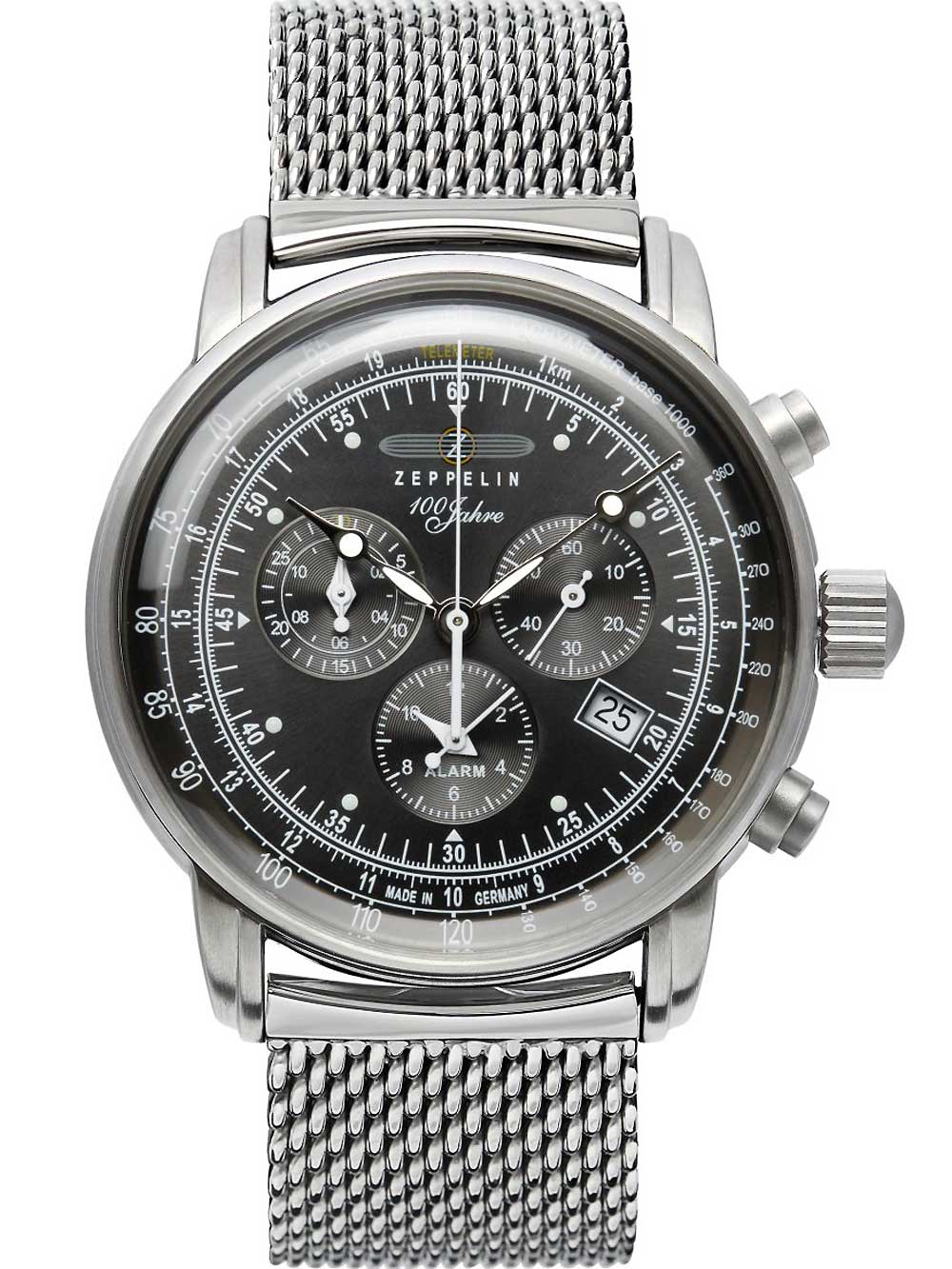 Zeppelin 7680M-2 Alarm Chronograph 100 Jahre 43mm 5ATM