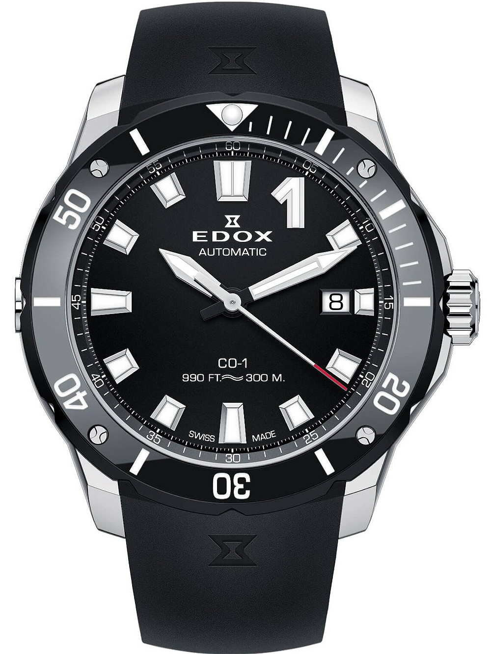 Edox 80119-3N-NIN CO-1 Automatik Date 42mm 30ATM