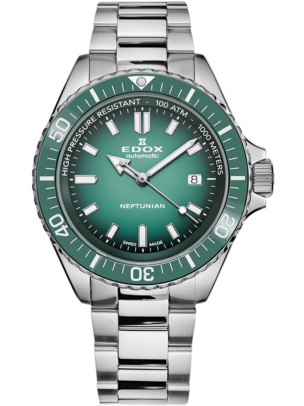 Edox 80120-3VM-VDN1 Skydiver Neptunian Automatik Herrenuhr 44mm 100ATM