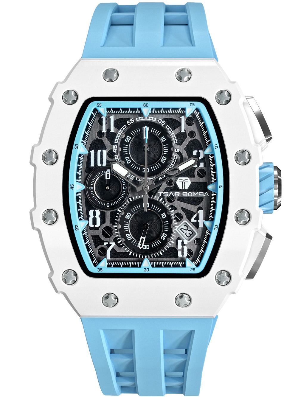 0762704078548 - TB8204B-02 Herrenuhr Elementar Chronograph 44mm 5ATM