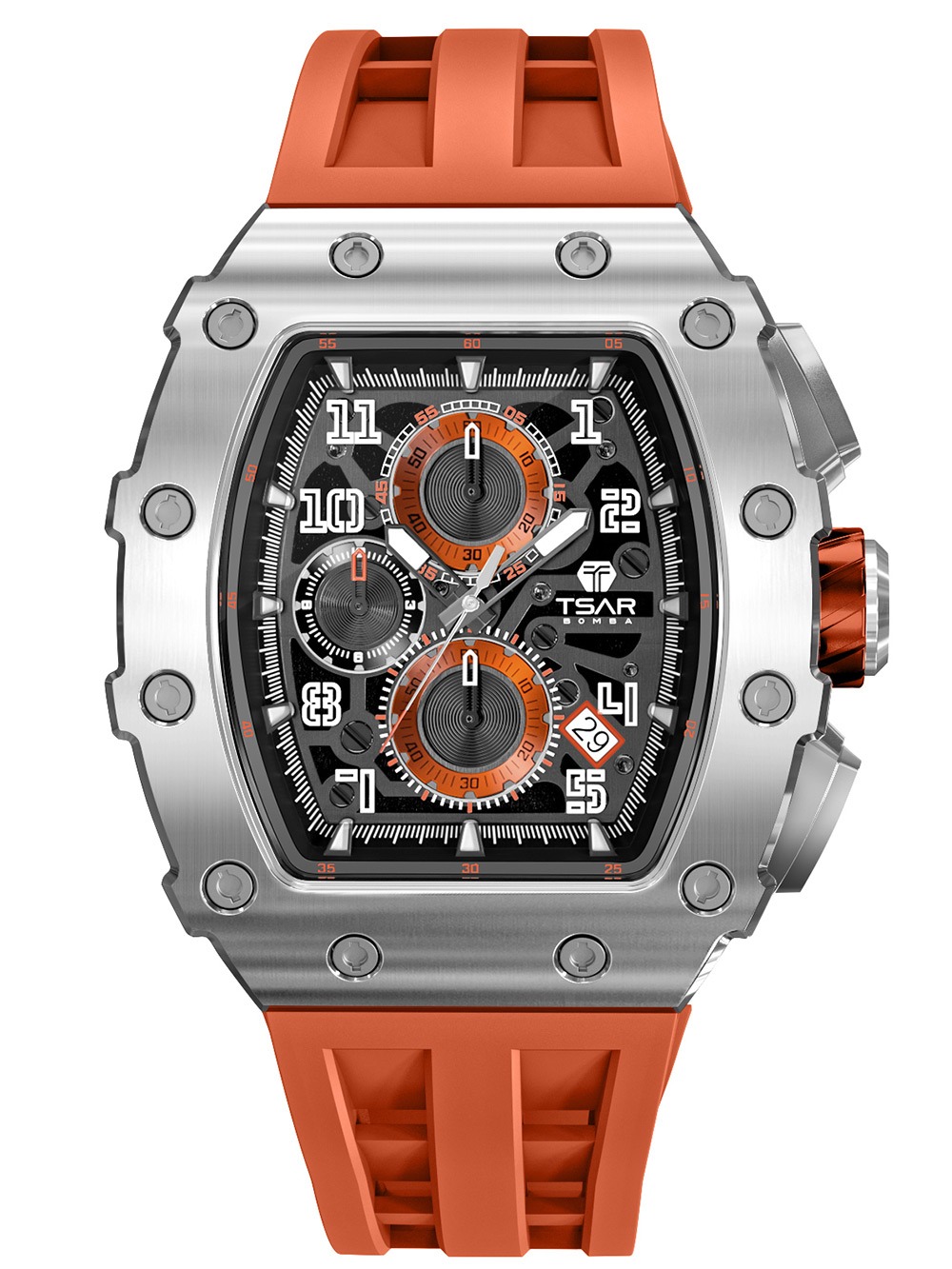0717298579735 - TB8204Q-11 Herrenuhr Elementar Chronograph 44mm 5ATM