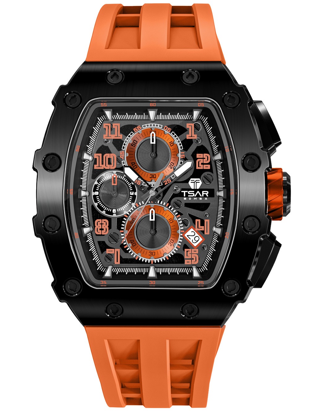 0717020927568 - TB8204Q-12 Herrenuhr Elementar Chronograph 44mm 5ATM