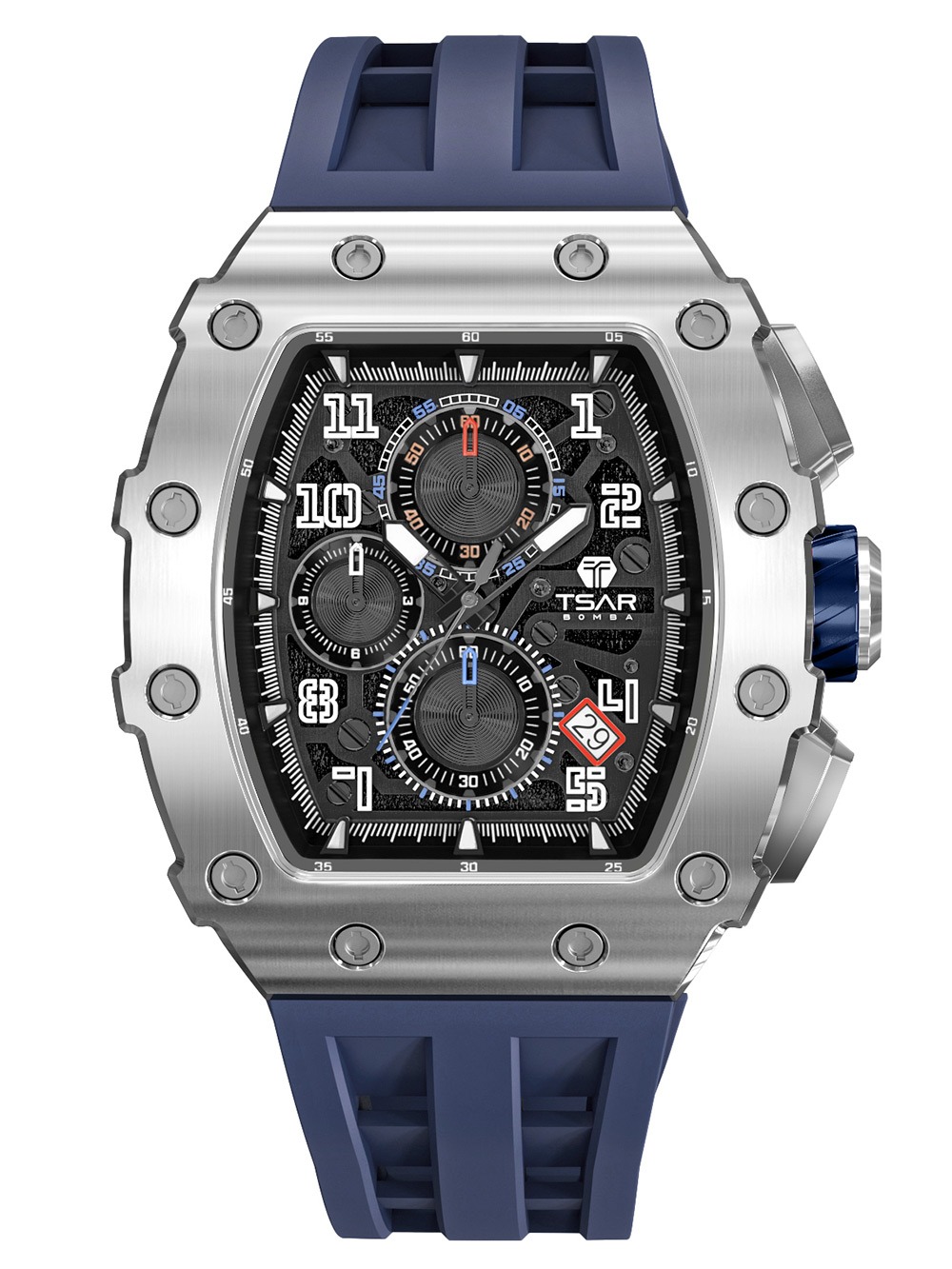 0717298579766 - TB8204Q-14 Herrenuhr Elementar Chronograph 44mm 5ATM