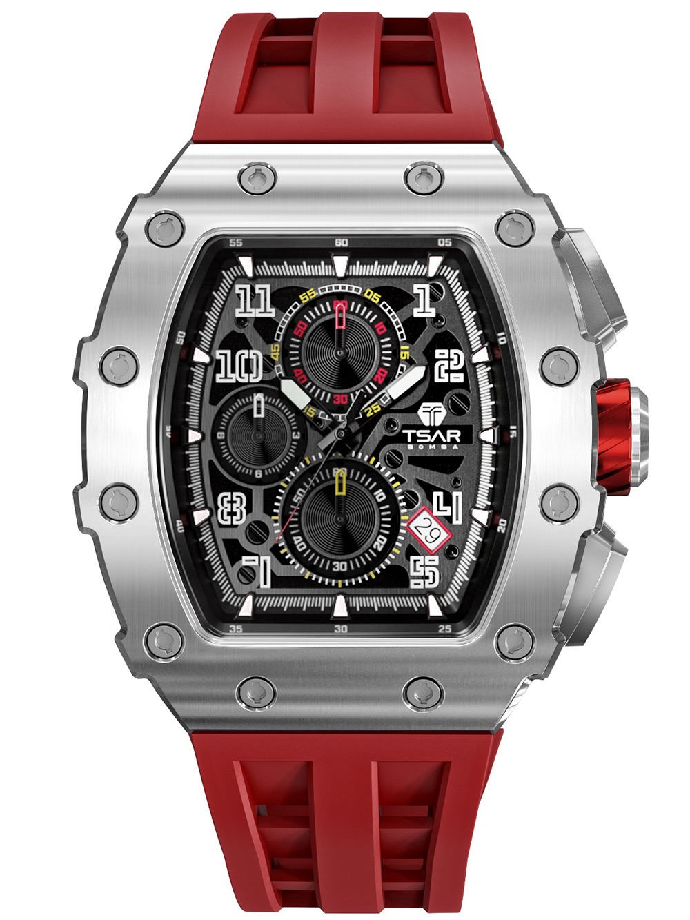 0762704078586 - TB8204Q-33 Herrenuhr Elementar Chronograph 44mm 5ATM
