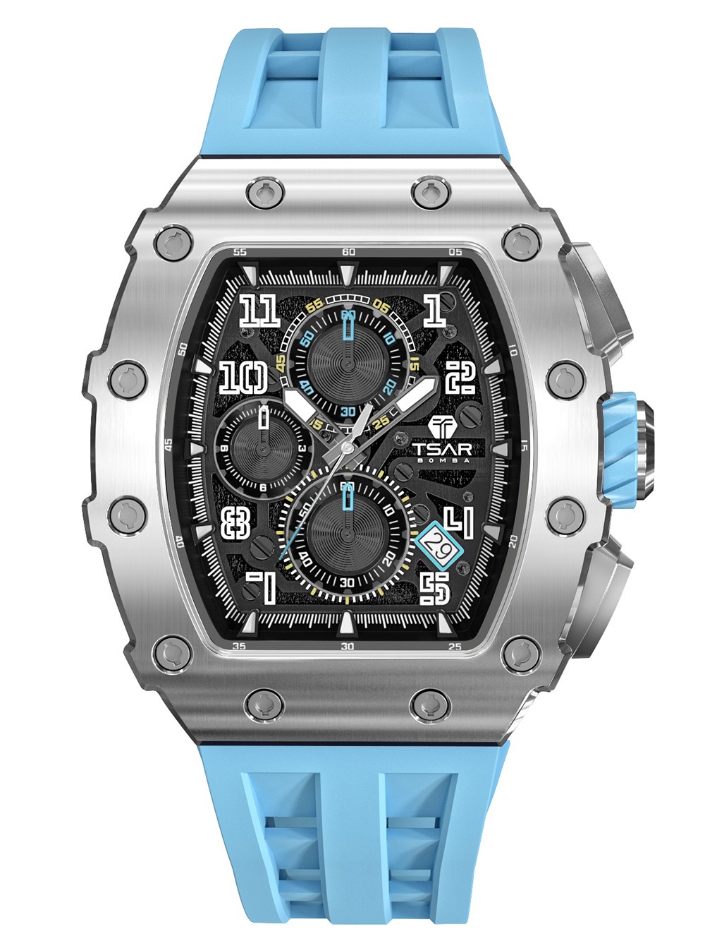 0762704078609 - TB8204Q-36 Herrenuhr Elementar Chronograph 44mm 5ATM