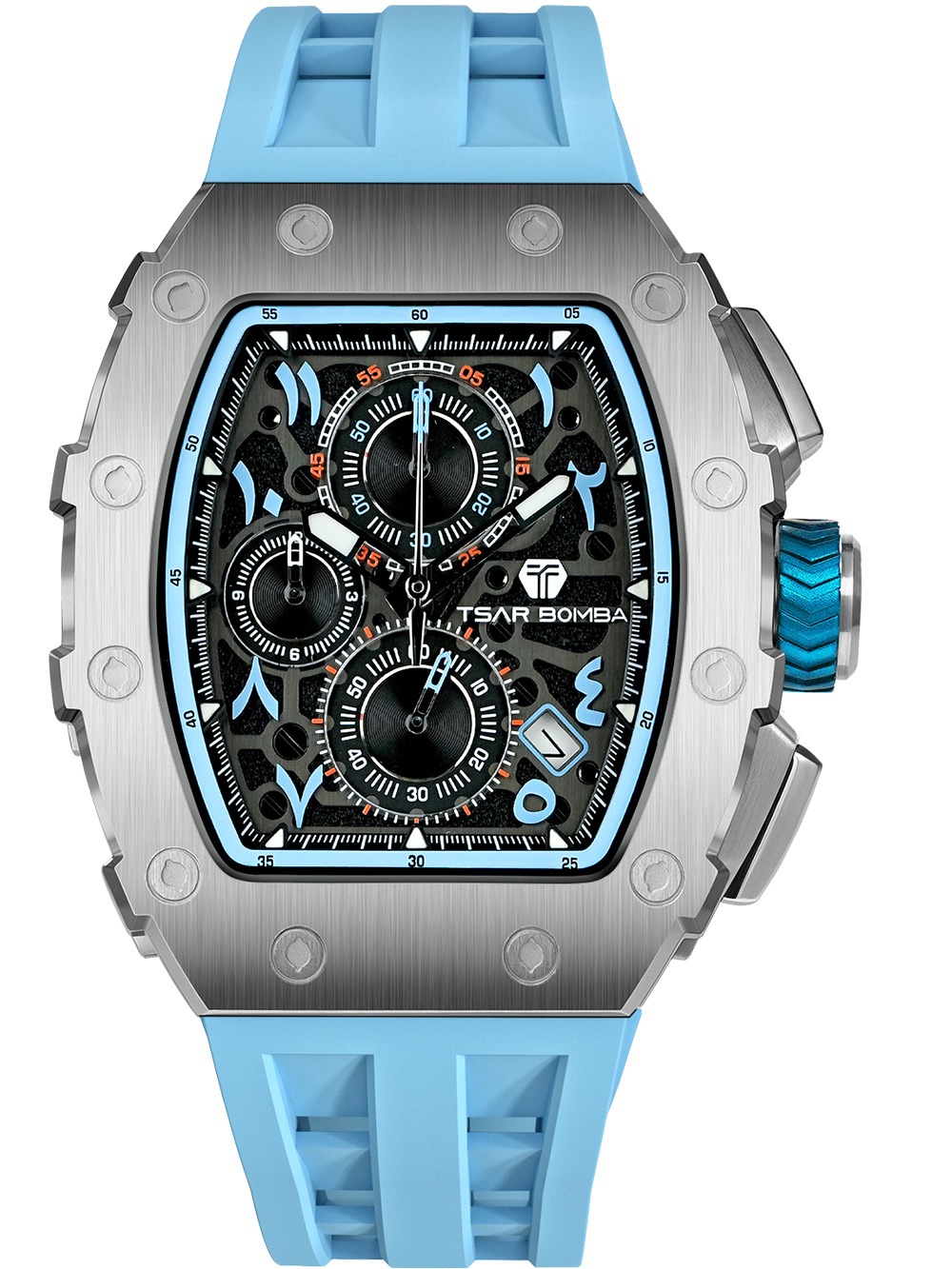 Tsar Bomba TB8204QA-05 Herrenuhr Elementar Chronograph 44mm 5ATM