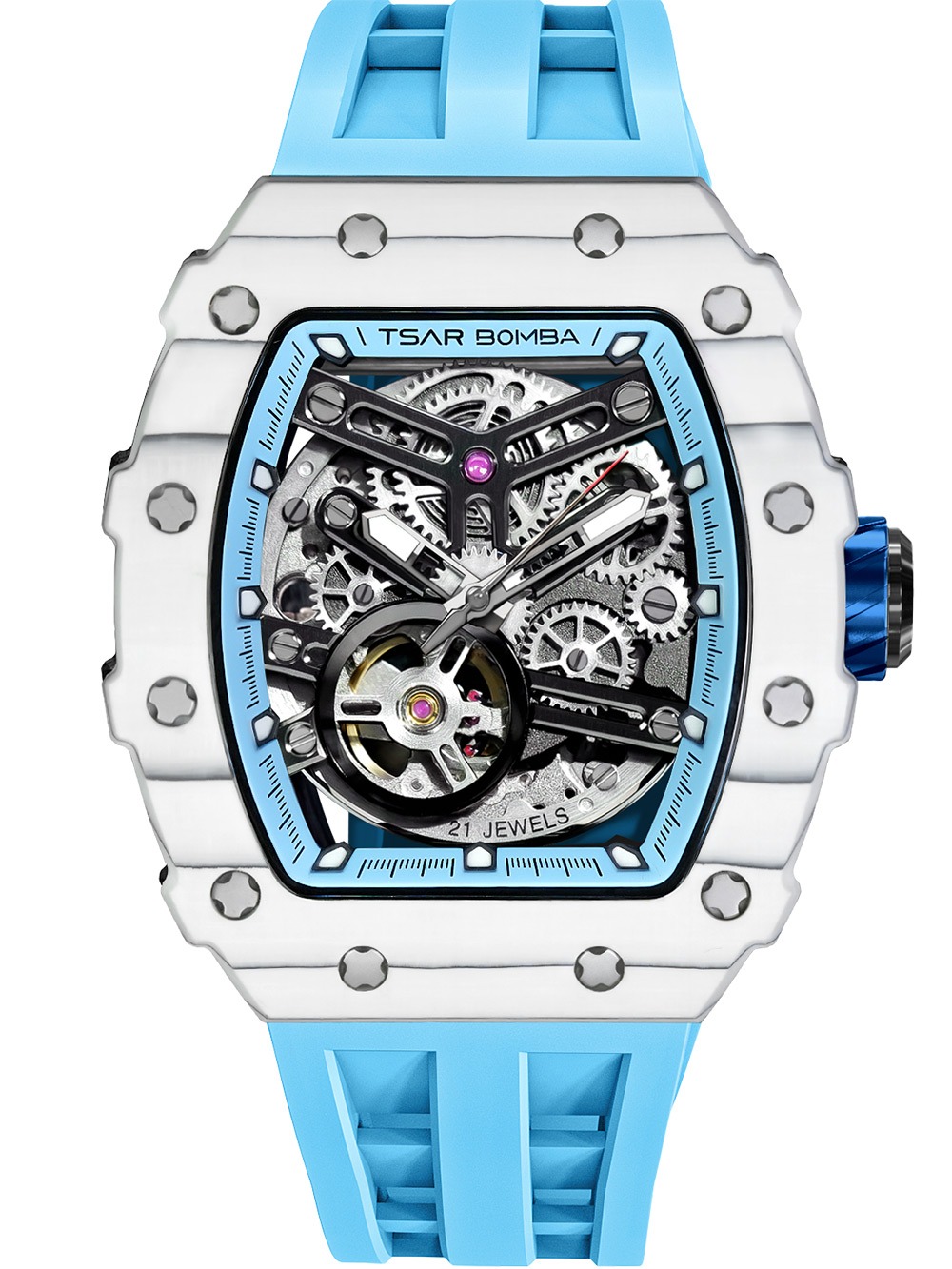 0762704078333 - TB8208C-06 Herrenuhr Elementar Keramik Automatik 44mm 5ATM