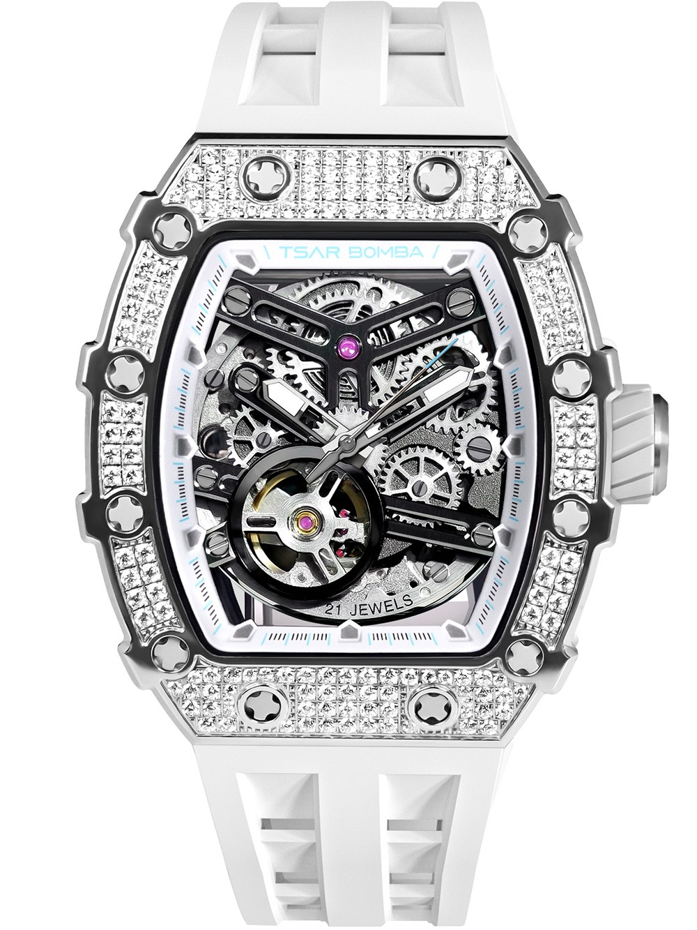 0774196508113 - TB8208D-05 Herrenuhr Elementar Zirkonia Automatik 44mm 5ATM
