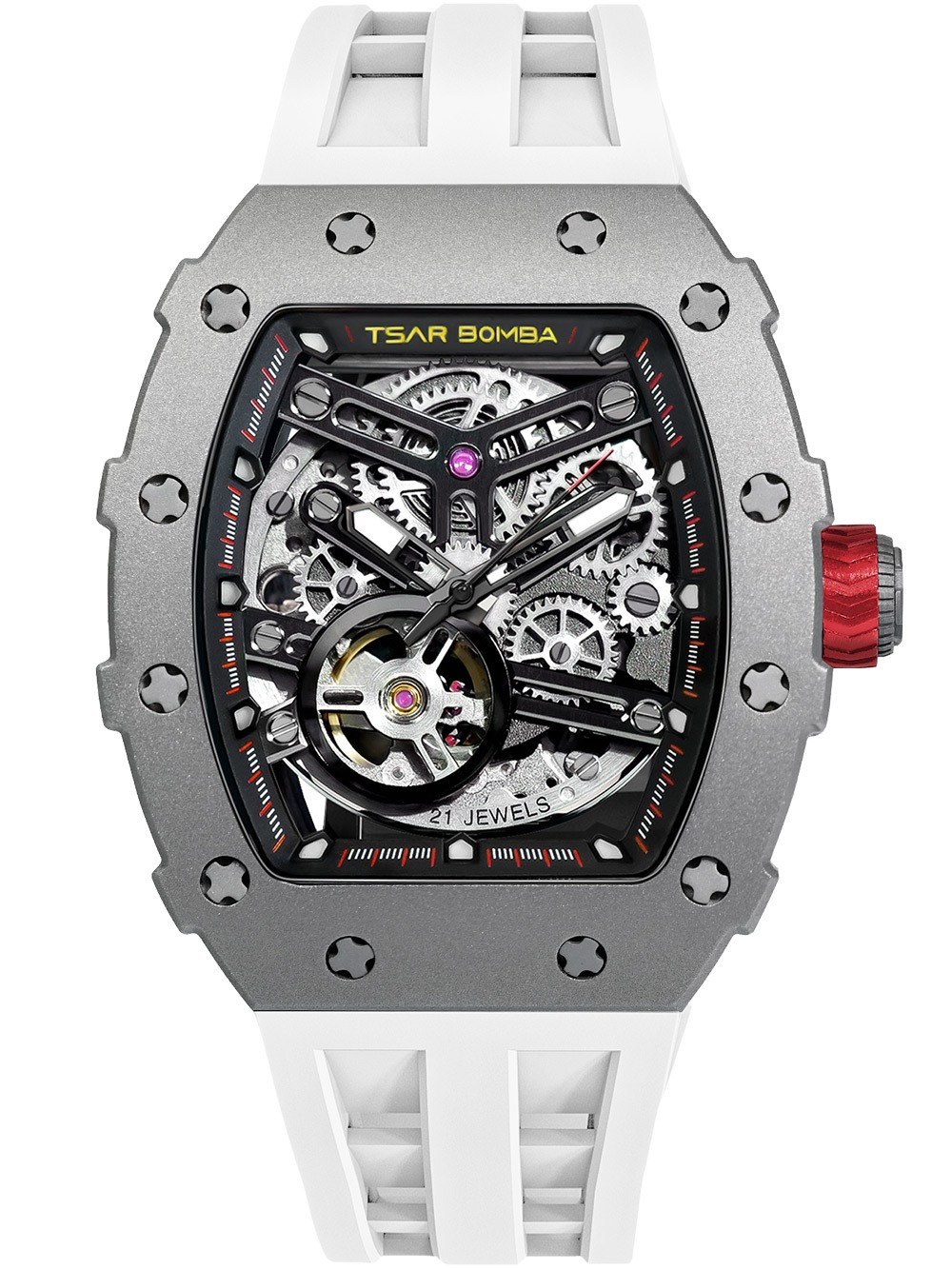 0717020929258 - TB8208T-02 Herrenuhr Elementar Titan Automatik 44mm 5ATM