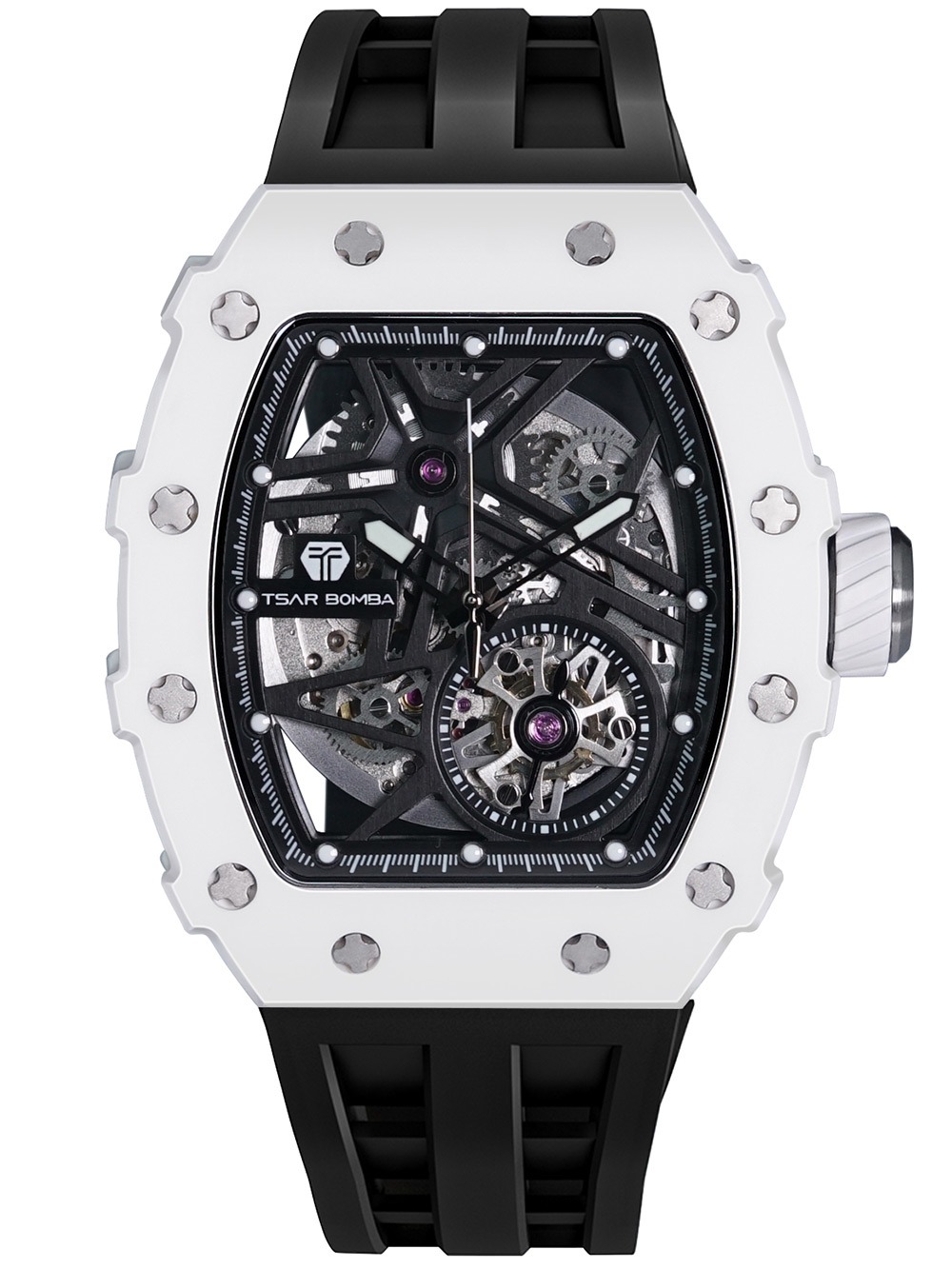 0762704078777 - TB8209C-03 Herrenuhr Elementar Keramik Automatik 44mm 5 ATM