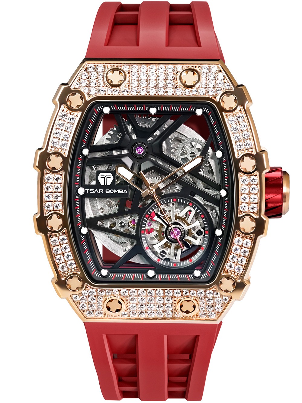 0762704078814 - TB8209D-03 Herrenuhr Elementar Zirkonia Automatik 44mm 5ATM