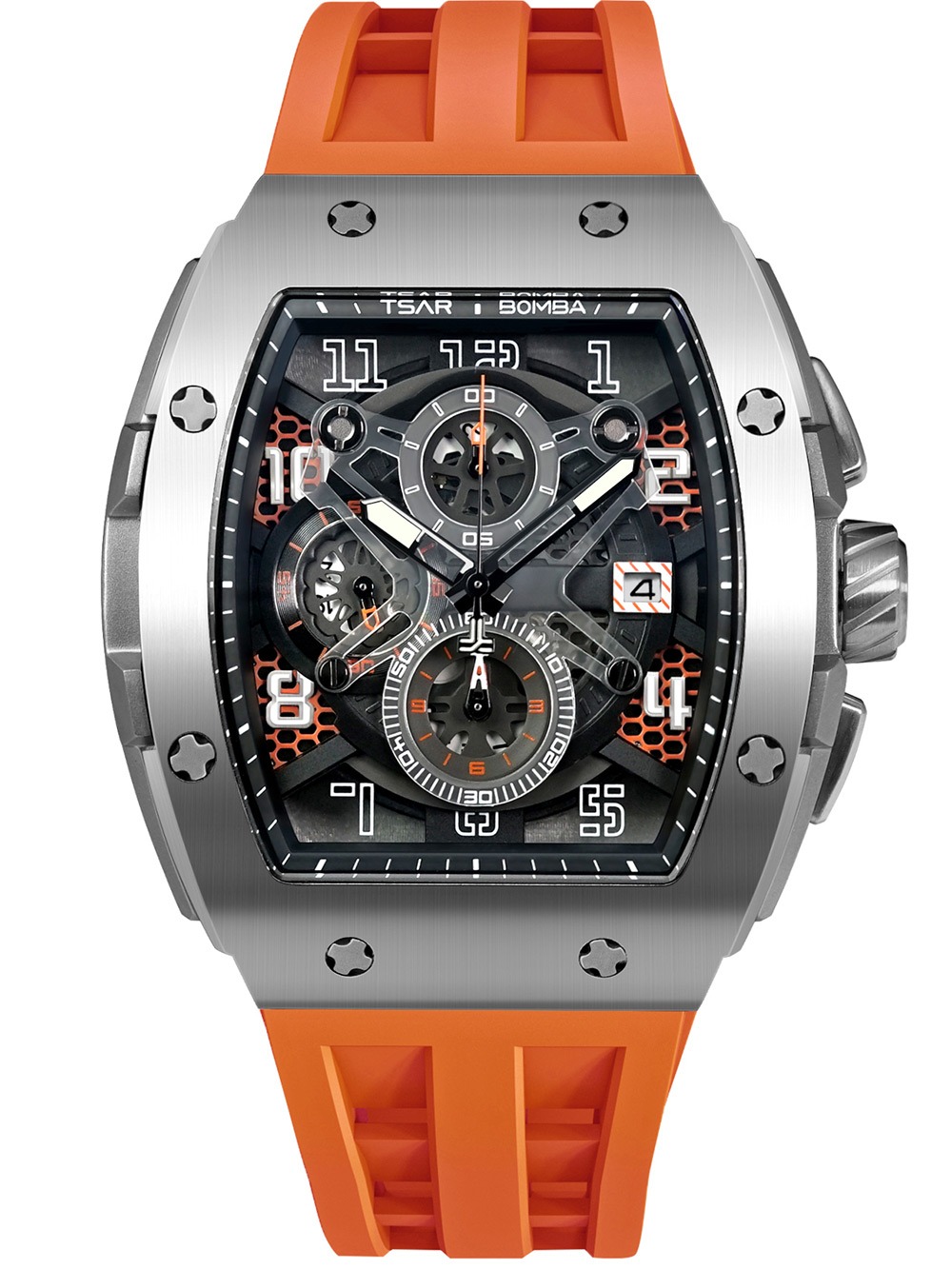 Tsar Bomba TB8211Q-02 Herrenuhr Elementar Chronograph 52mm 5ATM