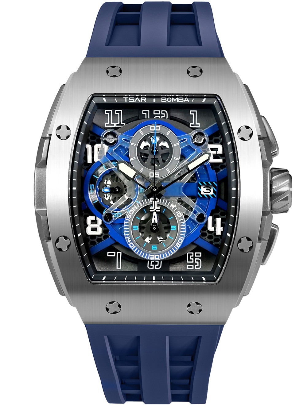 0762704078869 - TB8211Q-03 Herrenuhr Elementar Chronograph 52mm 5ATM