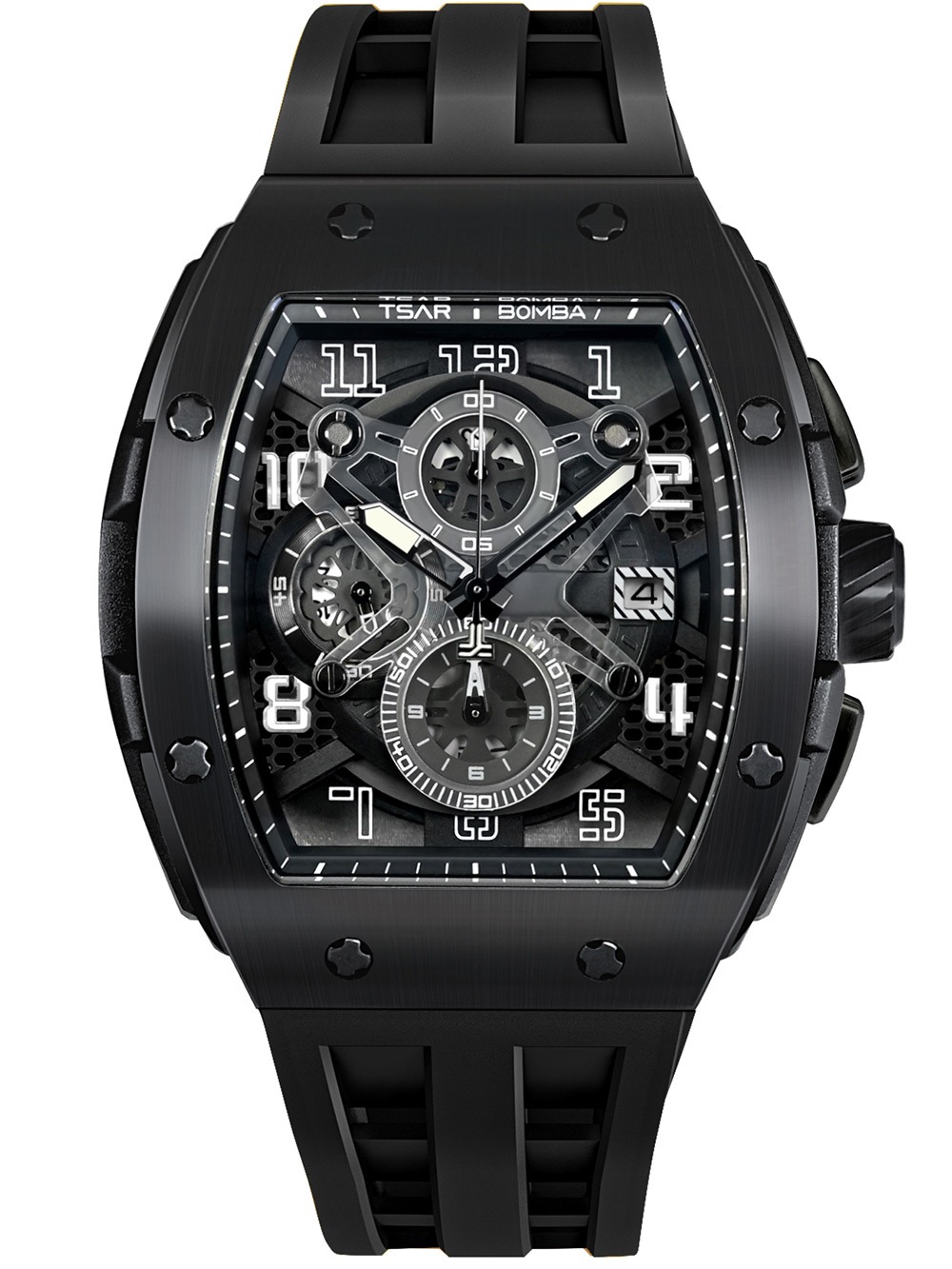 Tsar Bomba TB8211Q-04 Herrenuhr Elementar Chronograph 52mm 5ATM