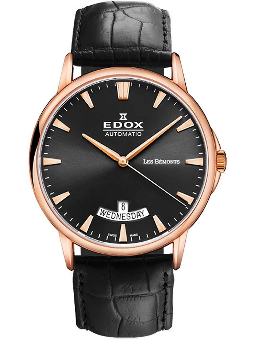 Edox 83015-37R-NIR Les Bemonts Automatik 42mm 3ATM