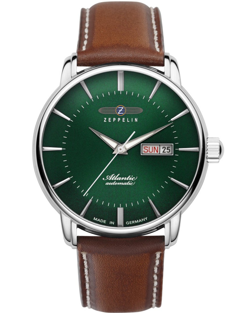 Zeppelin 8466-4 Herrenuhr Atlantic Automatik 40mm 5ATM