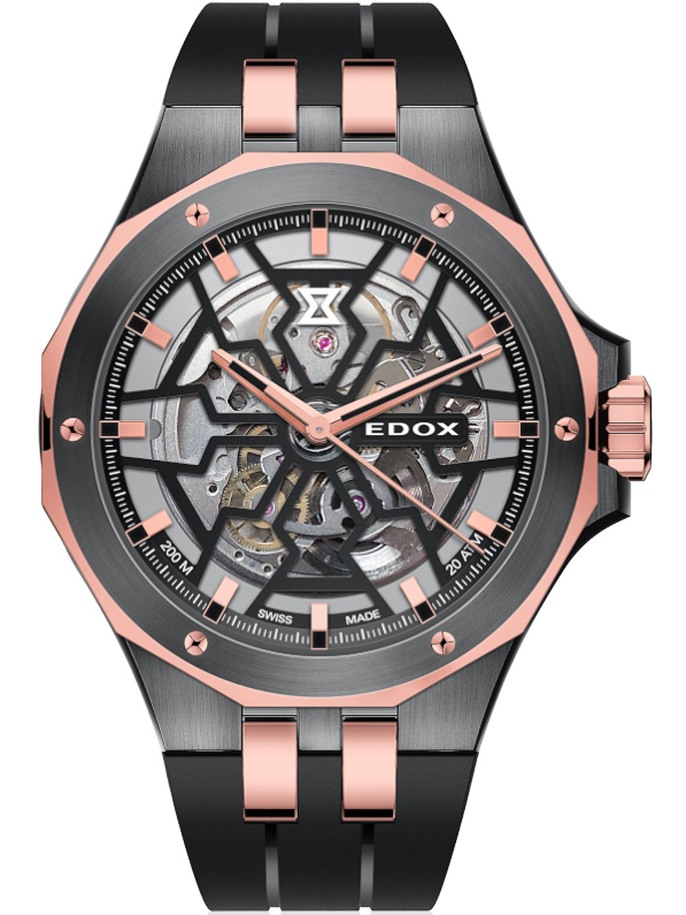 Edox 85303-357GR-NRN Delfin Mecano Automatik 43mm 20ATM