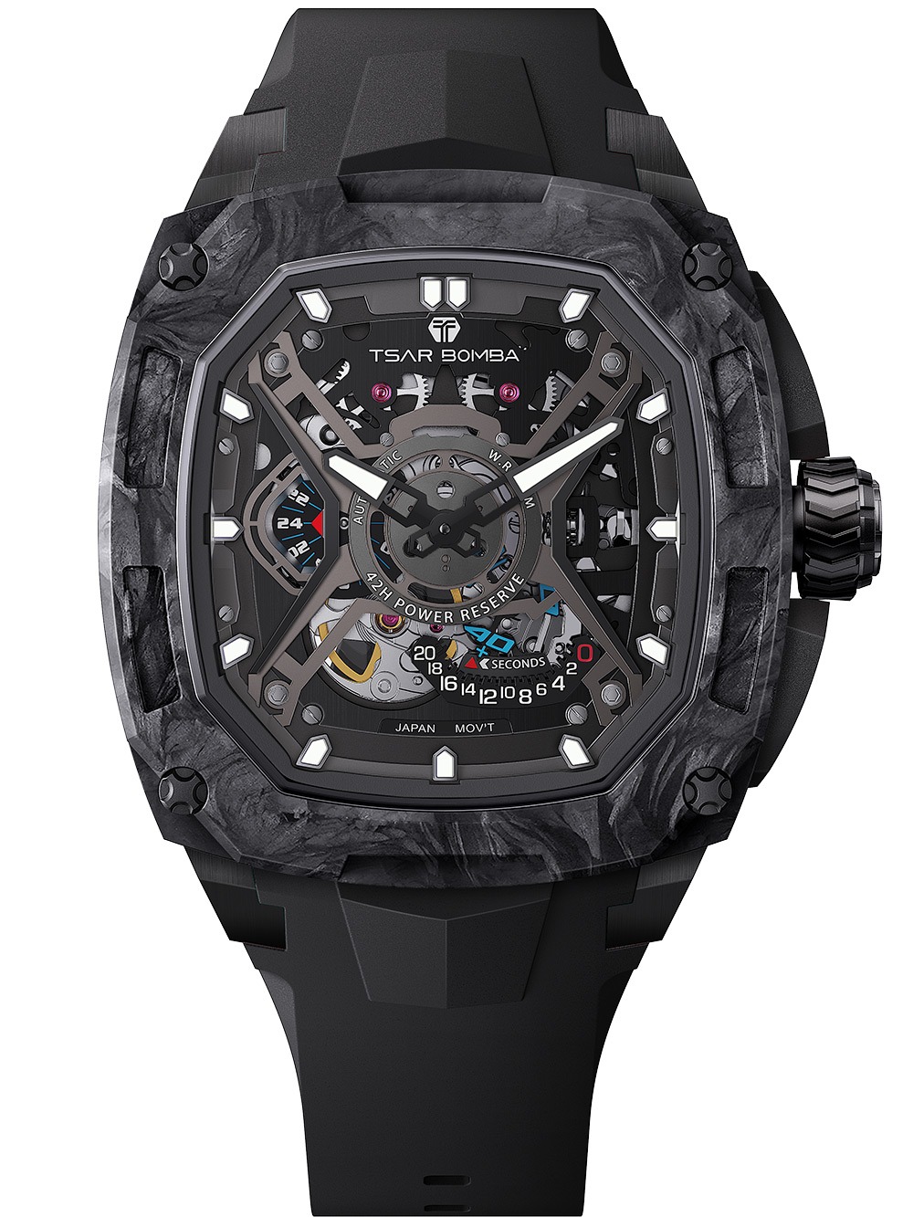 0717701173055 - TB8605A-04 Herrenuhr Dark Matter Automatik 46mm 5ATM