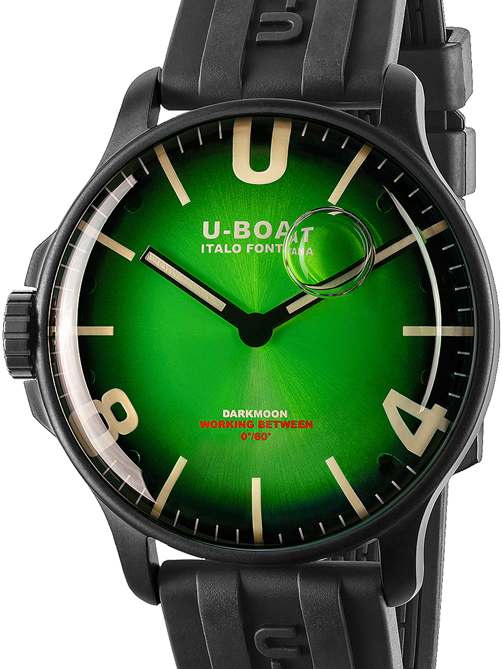 U-Boat 8698/B Darkmoon Green IPB Soleil 44mm 5ATM