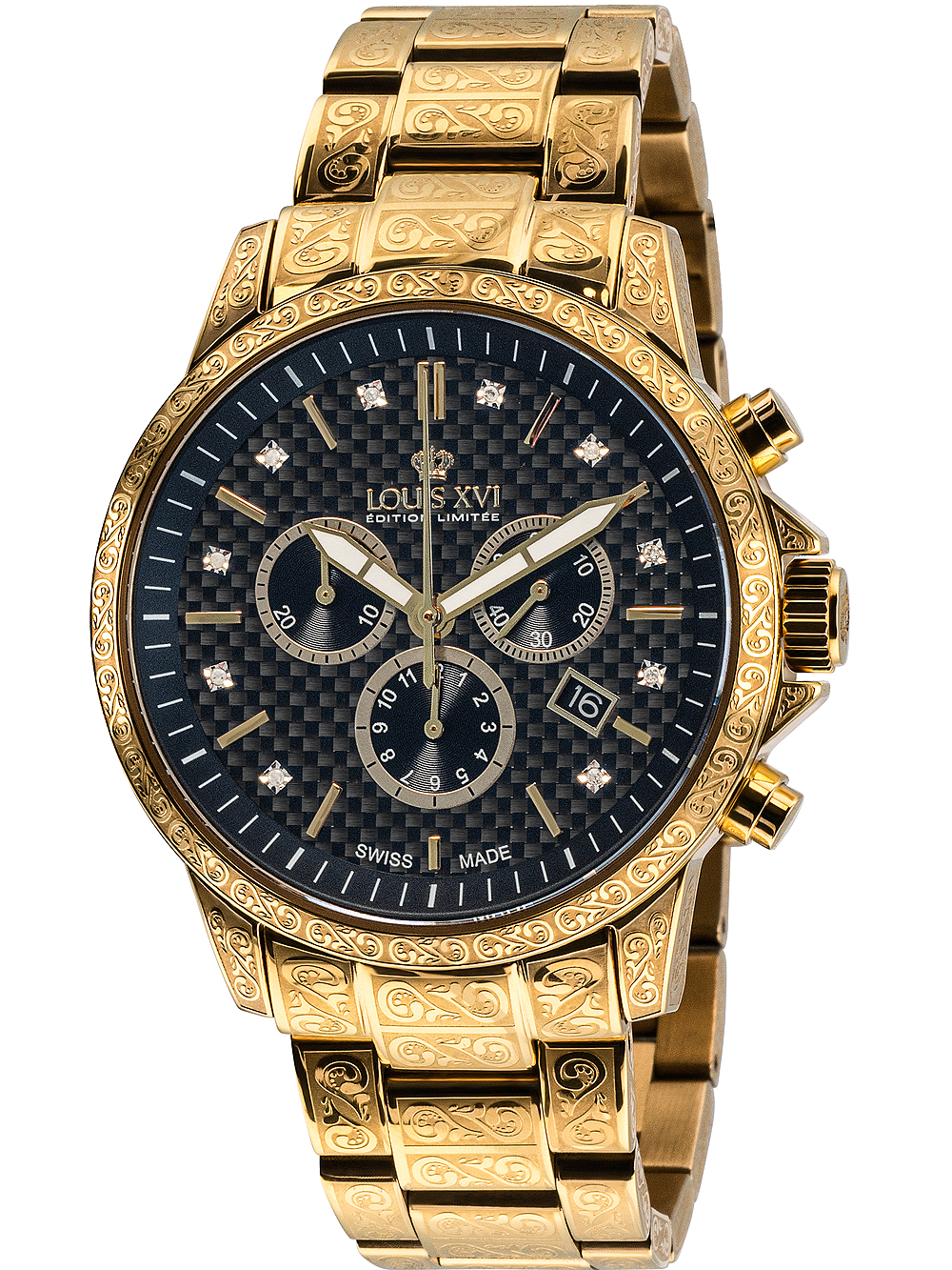 7640172147597 - Louis XVI LXVI8732 Palais Royale Chronograph Herrenuhr 43mm 10ATM 7640172147597 - Louis XVI LXVI8732 Palais Royale Chronograph Herrenuhr 43mm 10ATM