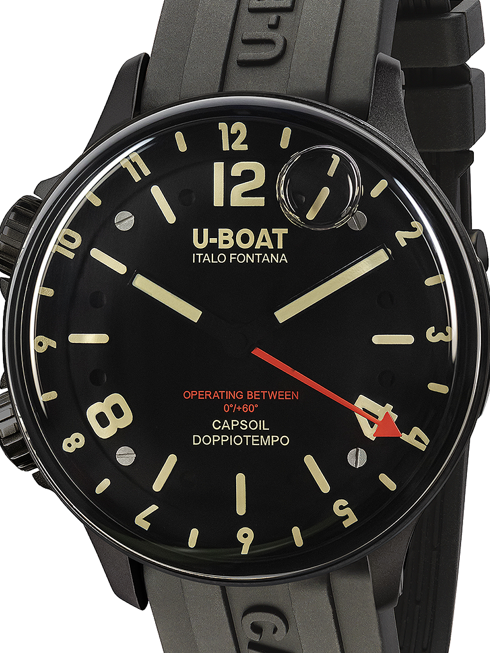 U-Boat 8770/A Capsoil Qs. Doppotempo DLC 45mm 10ATM